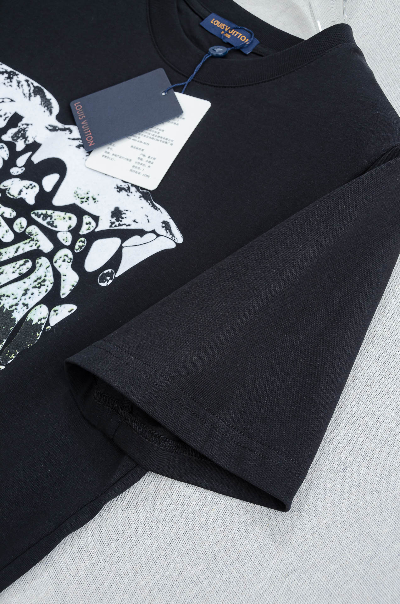 🌾 LV 2026SS最新客供进口长绒棉立体剪裁男士圆领短袖T恤衫#定织定染100%长绒棉，最大程度的给