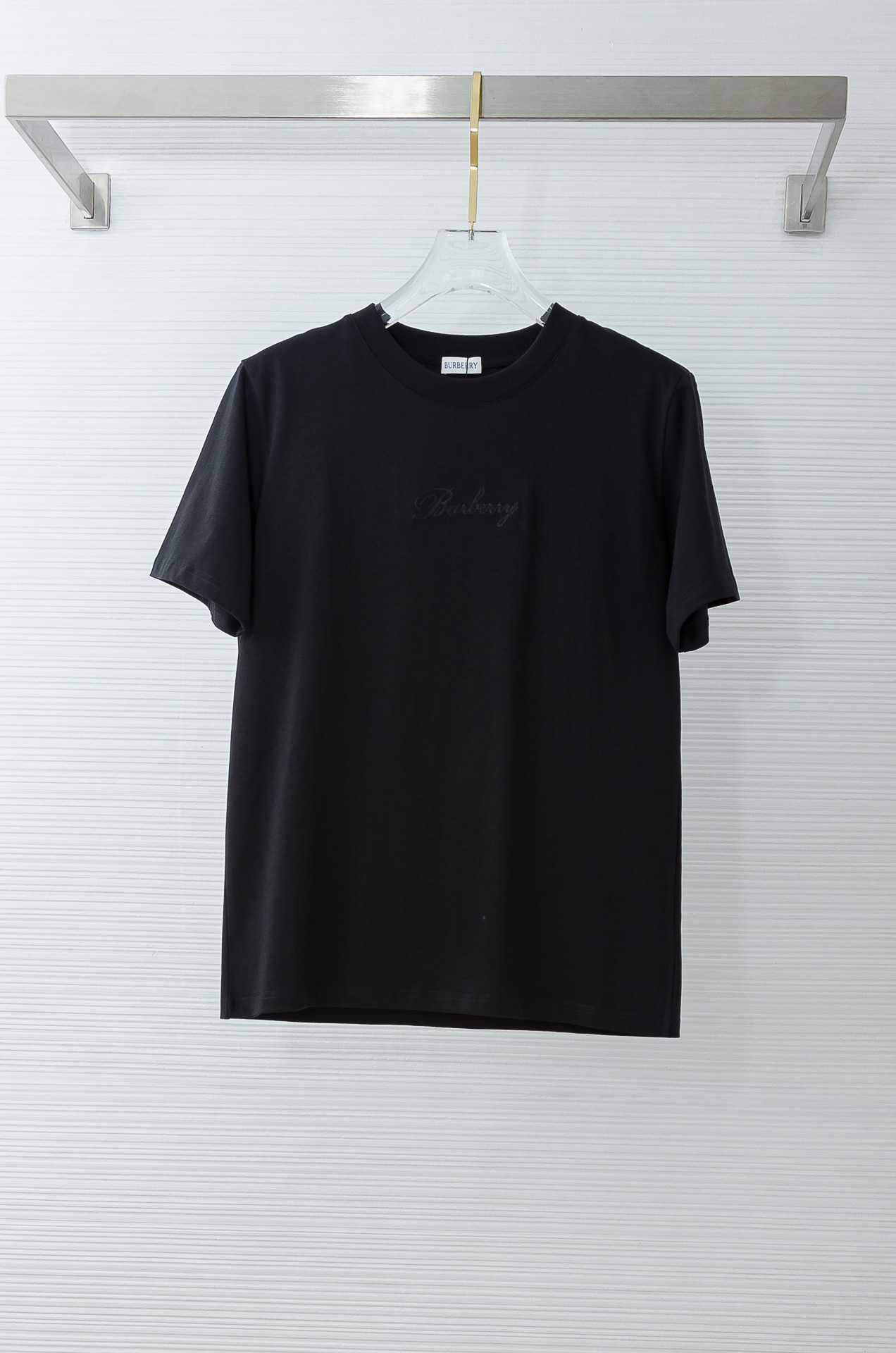 🌾 BURB*ERRY巴宝＊莉2026SS最新客供进口长绒棉立体剪裁男士圆领短袖T恤衫#定织定染100%