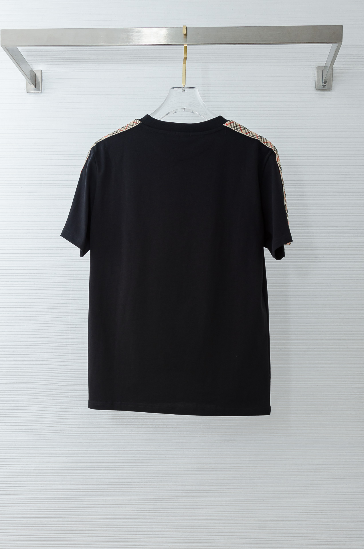 🌾 BURB*ERRY巴宝＊莉2026SS最新客供进口长绒棉立体剪裁男士圆领短袖T恤衫#定织定染100%