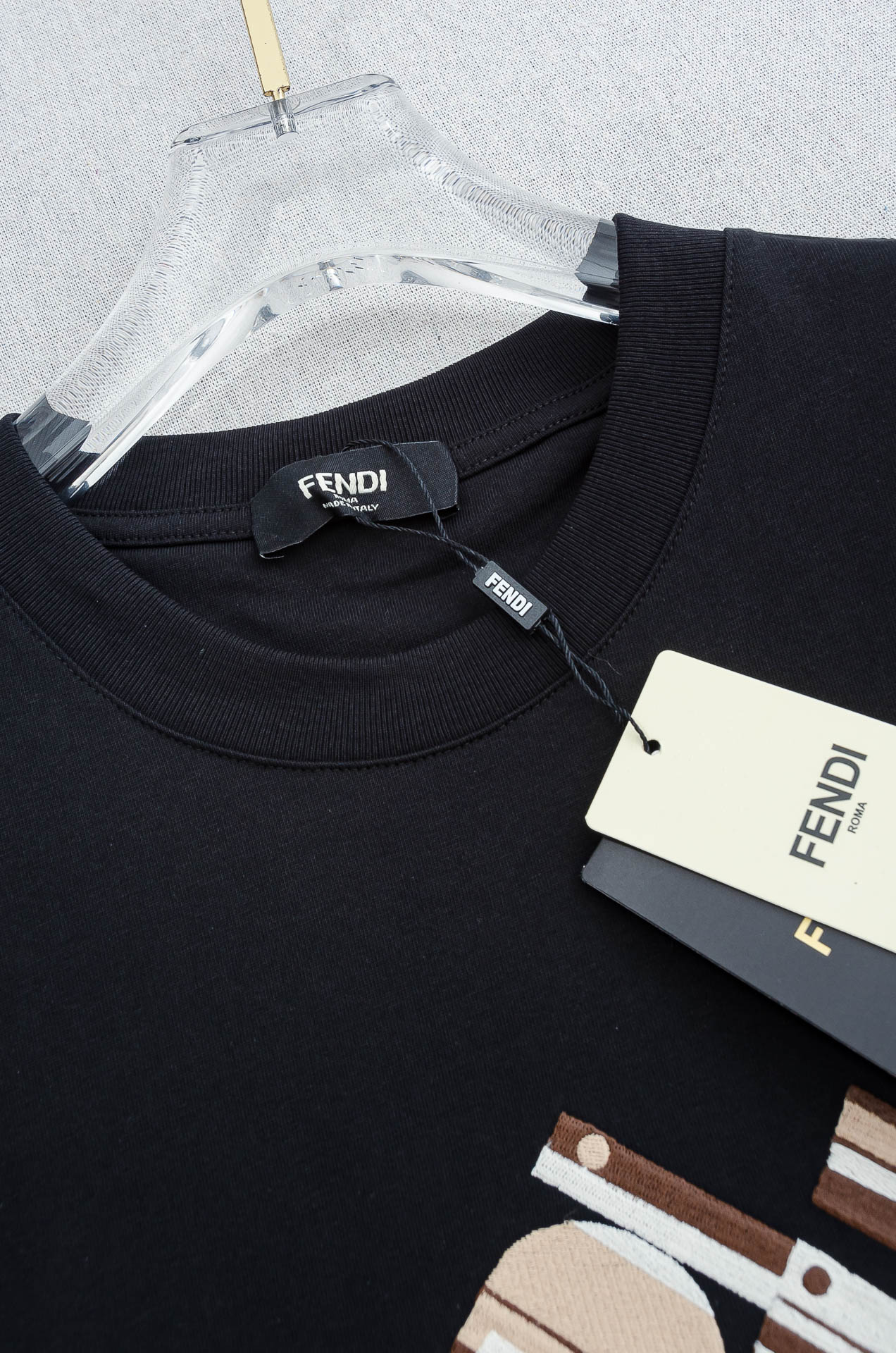 🌾 FEN*DI 芬＊迪2026SS最新客供进口长绒棉立体剪裁男士圆领短袖T恤衫#定织定染100%长绒棉