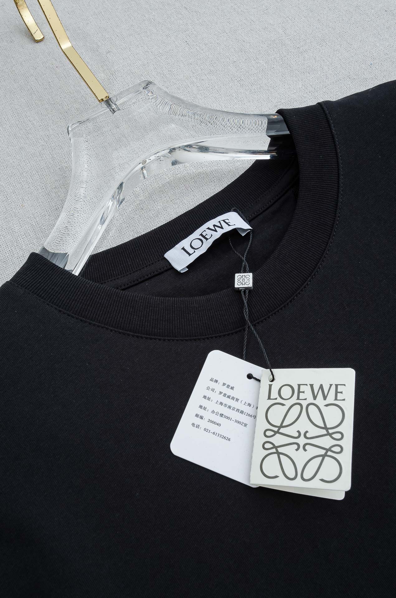 🌾 LOE*WE罗意＊威2026SS最新客供进口长绒棉立体剪裁男士圆领短袖T恤衫#定织定染100%长绒棉