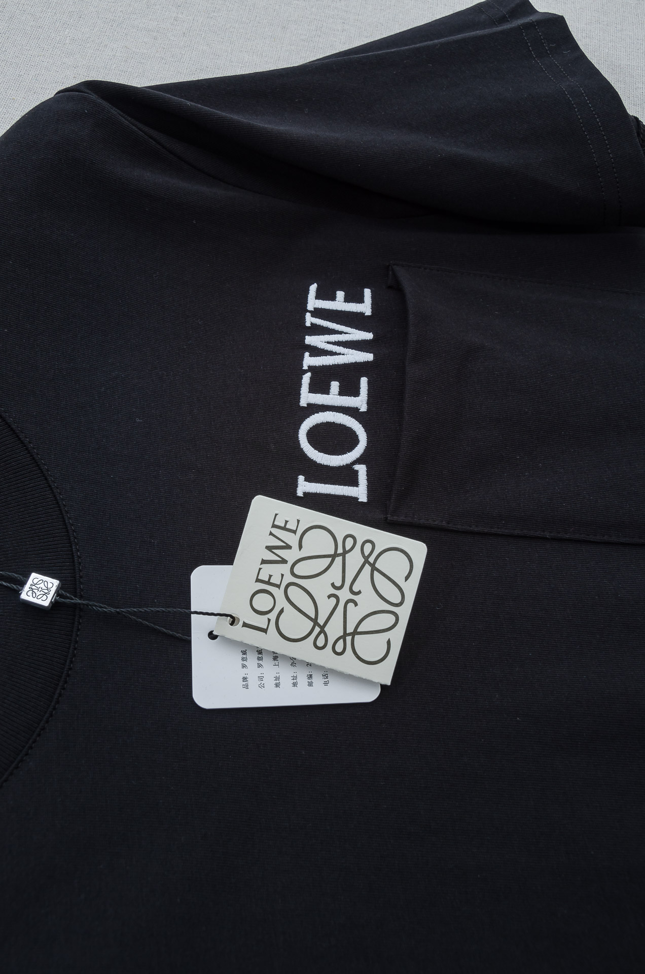 🌾 LOE*WE罗意＊威2026SS最新客供进口长绒棉立体剪裁男士圆领短袖T恤衫#定织定染100%长绒棉