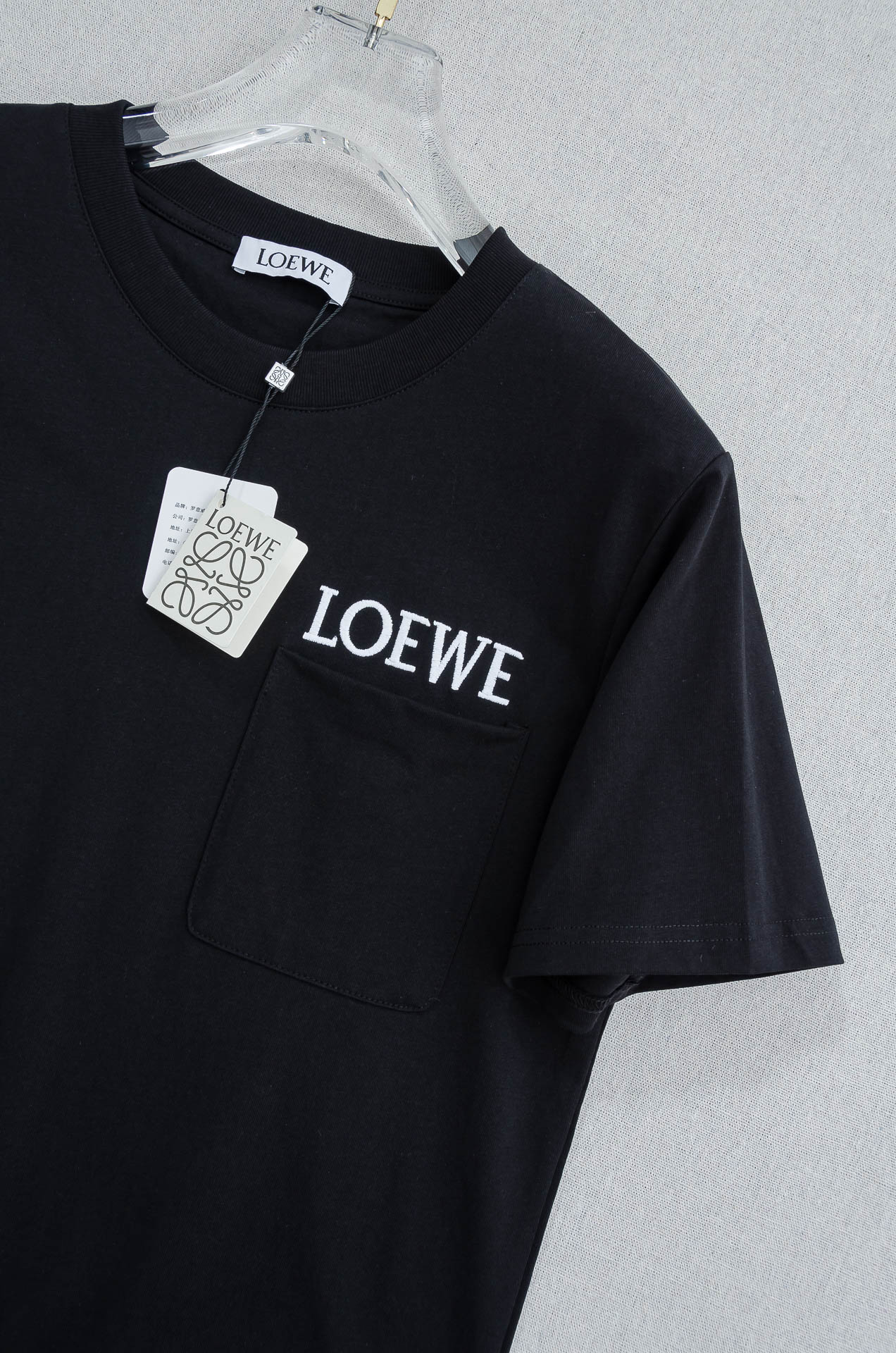 🌾 LOE*WE罗意＊威2026SS最新客供进口长绒棉立体剪裁男士圆领短袖T恤衫#定织定染100%长绒棉