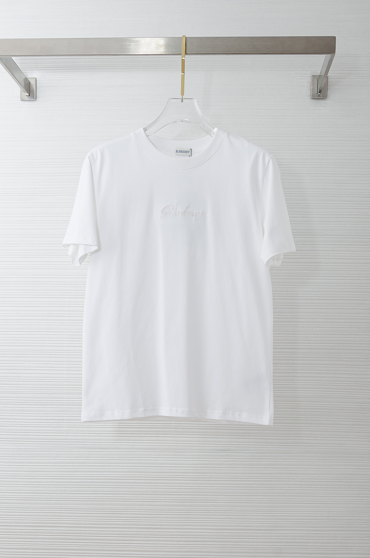 🌾 BURB*ERRY巴宝＊莉2026SS最新客供进口长绒棉立体剪裁男士圆领短袖T恤衫#定织定染100%