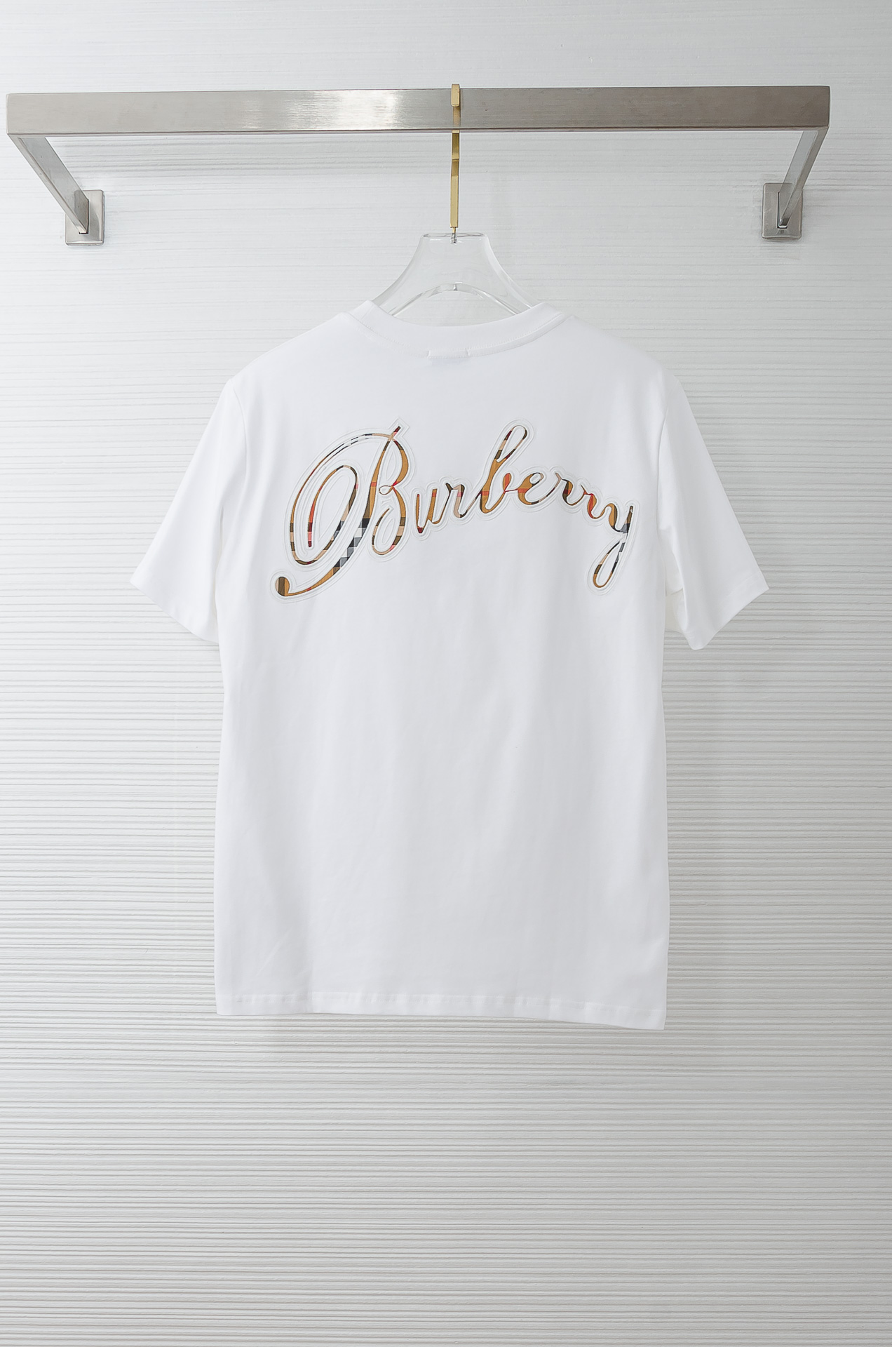 🌾 BURB*ERRY巴宝＊莉2026SS最新客供进口长绒棉立体剪裁男士圆领短袖T恤衫#定织定染100%