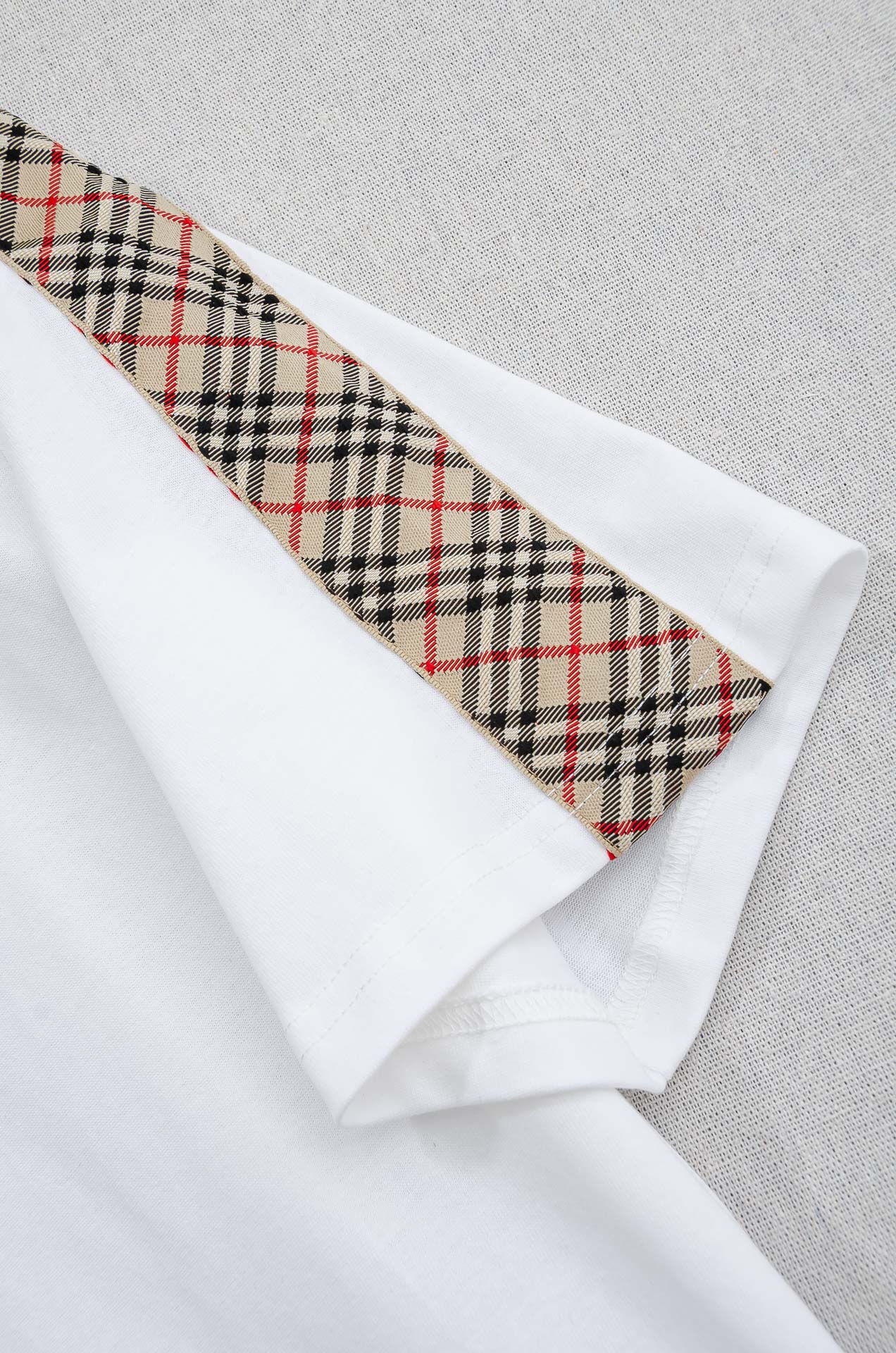 🌾 BURB*ERRY巴宝＊莉2026SS最新客供进口长绒棉立体剪裁男士圆领短袖T恤衫#定织定染100%