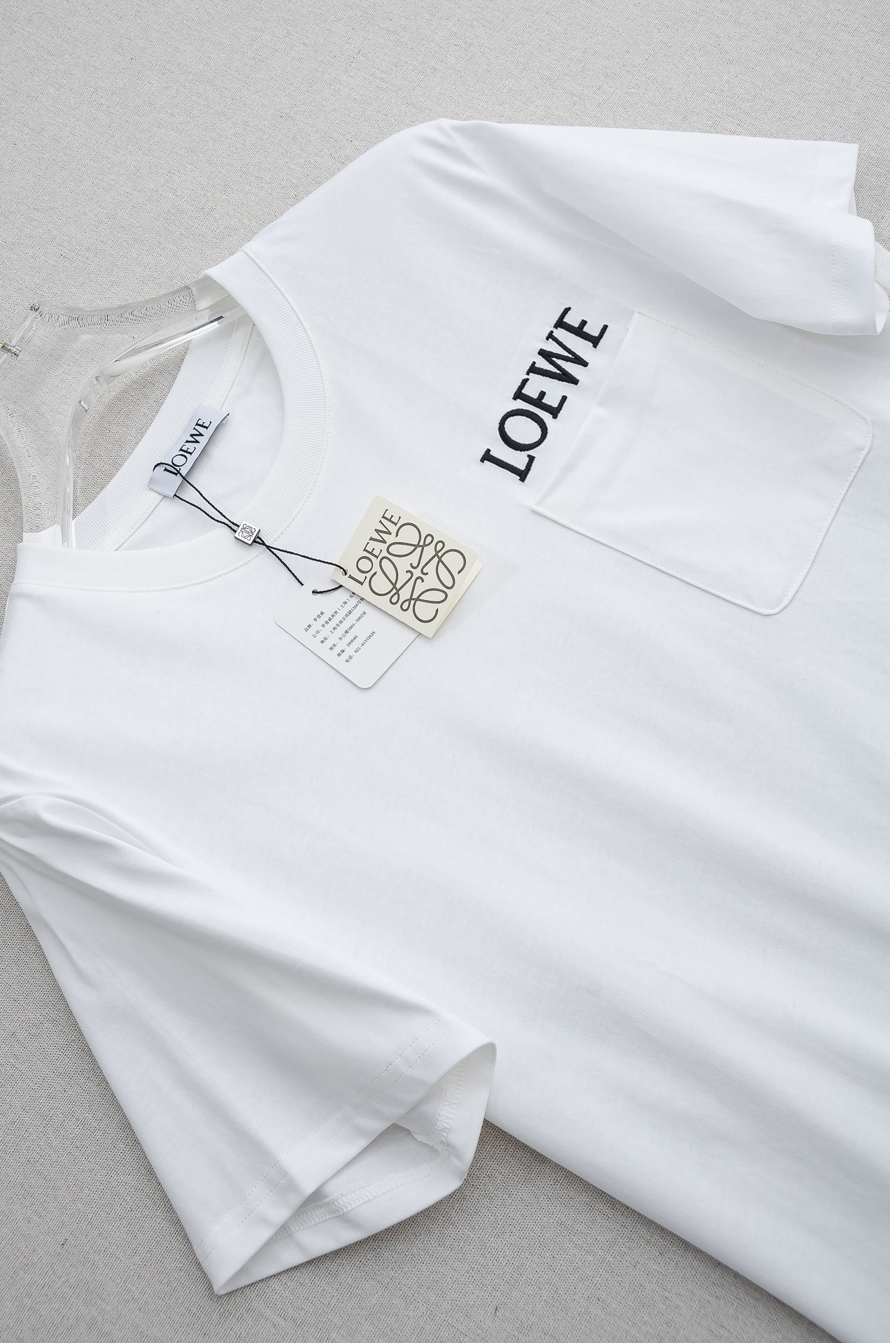 🌾 LOE*WE罗意＊威2026SS最新客供进口长绒棉立体剪裁男士圆领短袖T恤衫#定织定染100%长绒棉