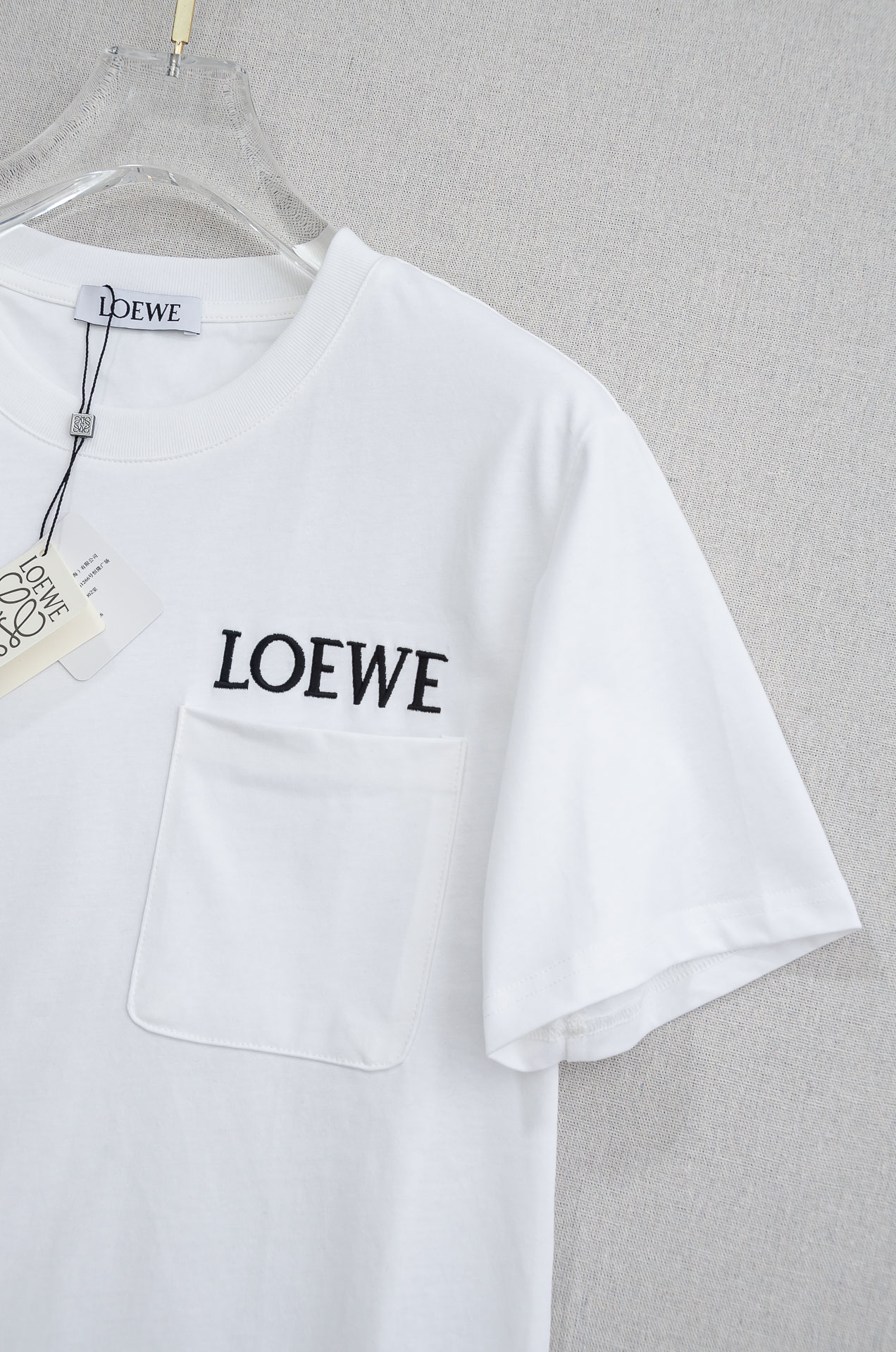 🌾 LOE*WE罗意＊威2026SS最新客供进口长绒棉立体剪裁男士圆领短袖T恤衫#定织定染100%长绒棉