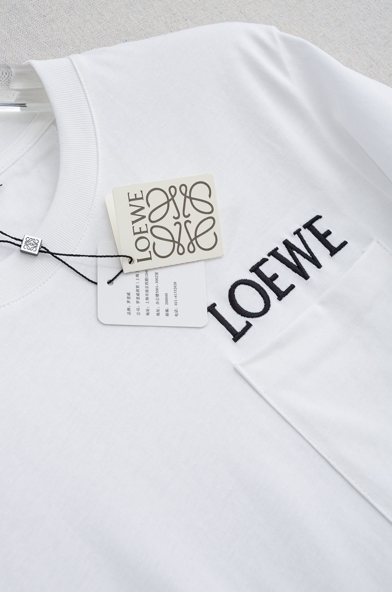 🌾 LOE*WE罗意＊威2026SS最新客供进口长绒棉立体剪裁男士圆领短袖T恤衫#定织定染100%长绒棉