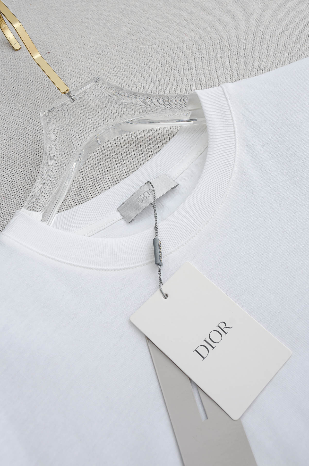 🌾 Di＊or 迪＊奥2026SS最新客供进口长绒棉立体剪裁男士圆领短袖T恤衫#定织定染100%长绒棉，