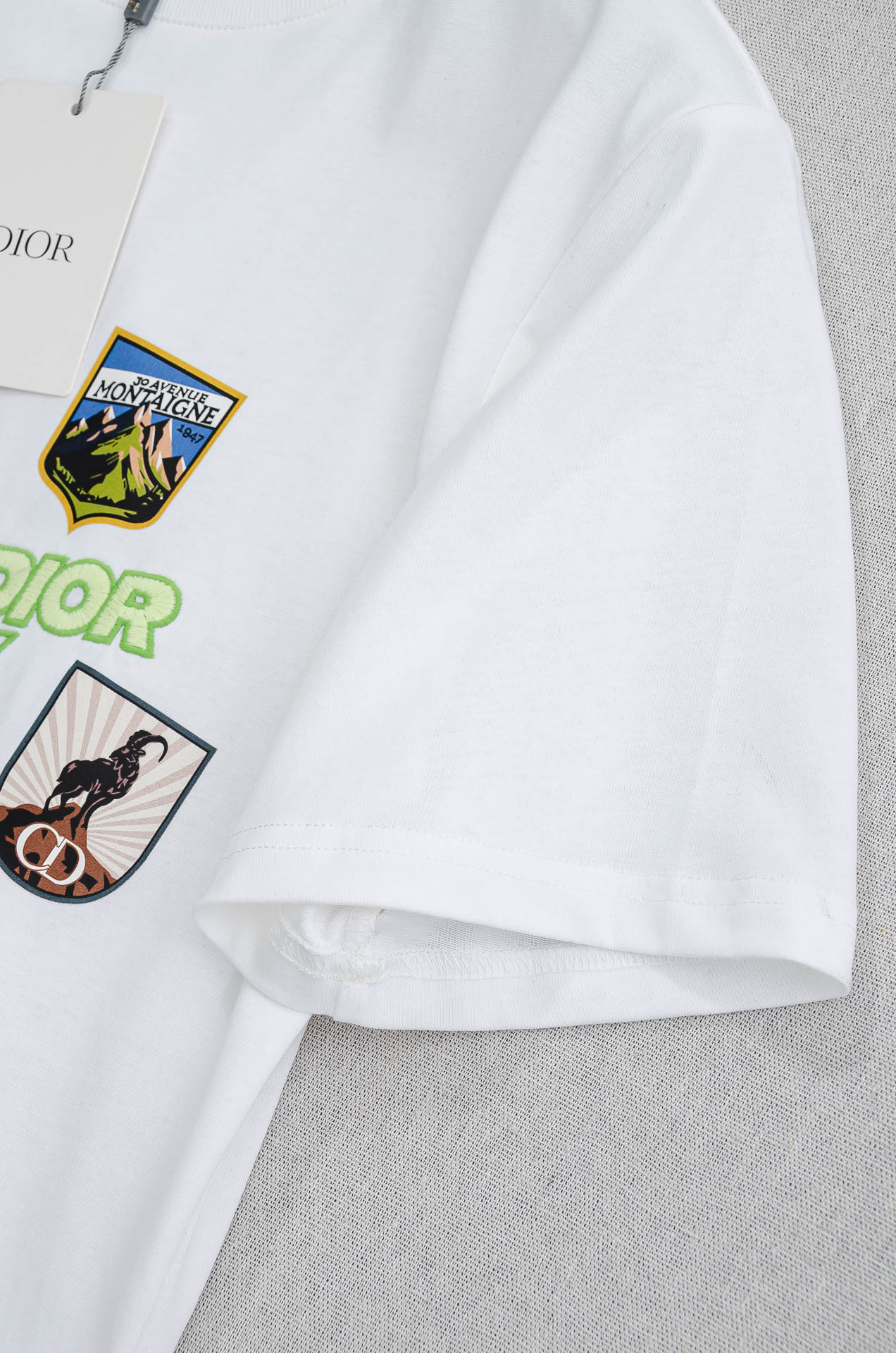 🌾 Di＊or 迪＊奥2026SS最新客供进口长绒棉立体剪裁男士圆领短袖T恤衫#定织定染100%长绒棉，