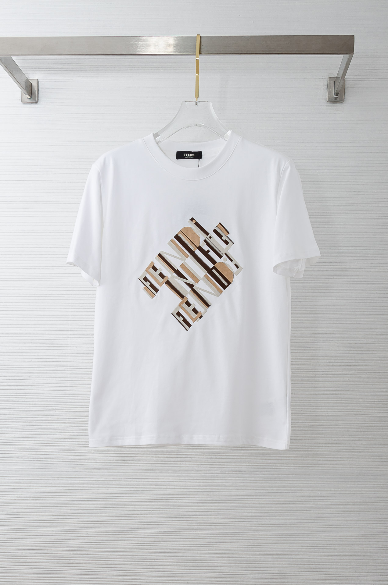 🌾 FEN*DI 芬＊迪2026SS最新客供进口长绒棉立体剪裁男士圆领短袖T恤衫#定织定染100%长绒棉