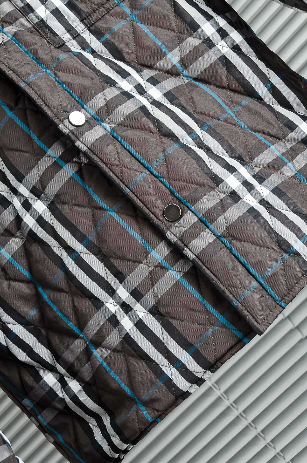 BBR 26FW秋冬新款经典英伦格+刺绣战马士徽标双面穿棉服外套#双面两穿款式，一面现代格纹，另一面为经