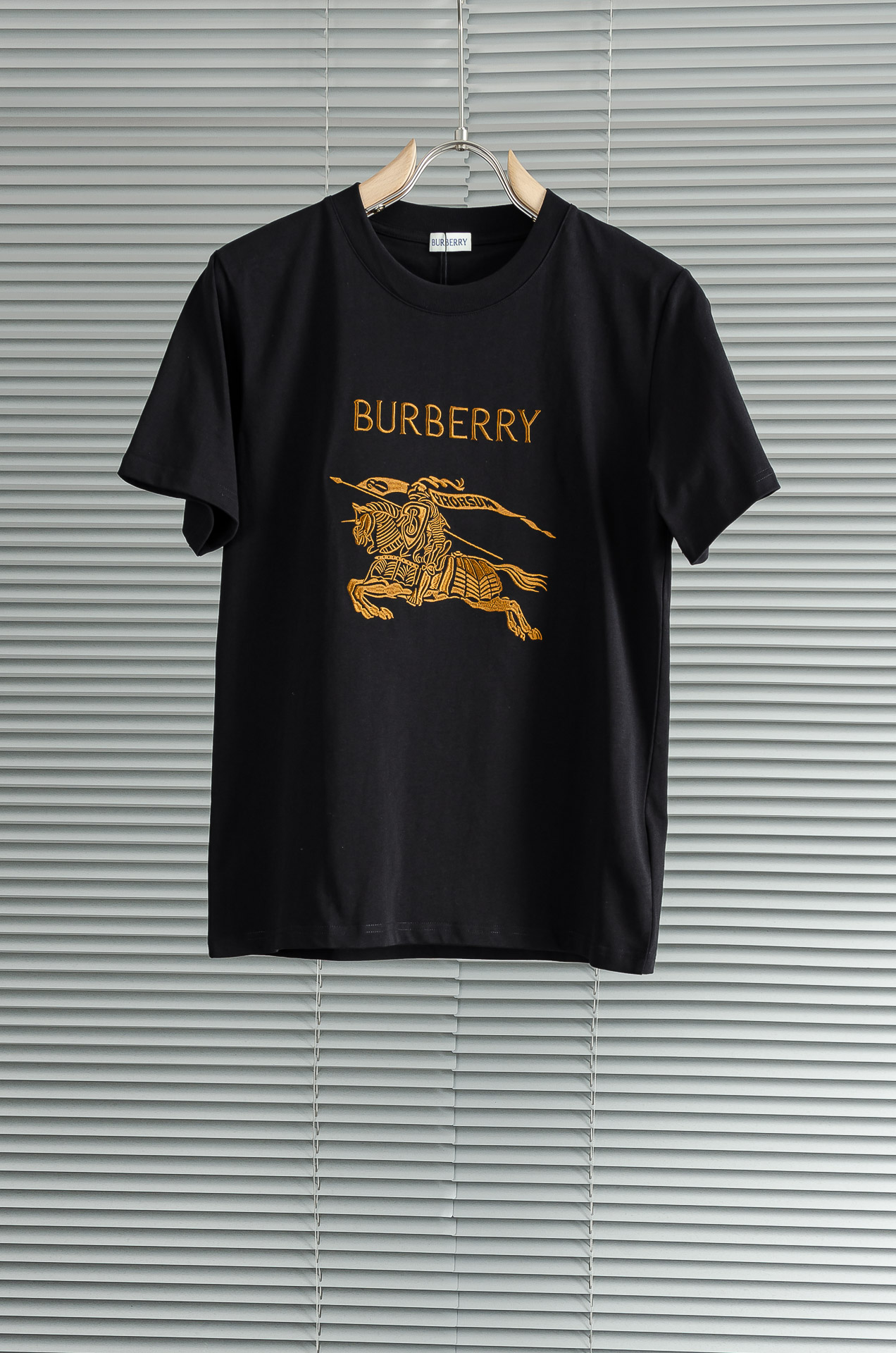 🆕 BURBE*RRY巴宝*莉2026SS最新客供进口长绒棉男士圆领短袖T恤衫#定织定染100%长绒棉，