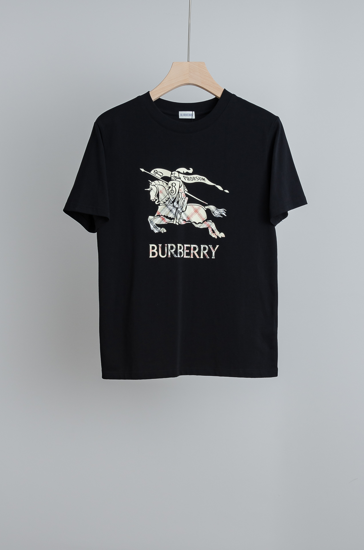 ☀️☀️Burberry巴宝莉 2026SS最新客供进口长绒棉男士圆领短袖T恤衫#定织定染100%长绒棉