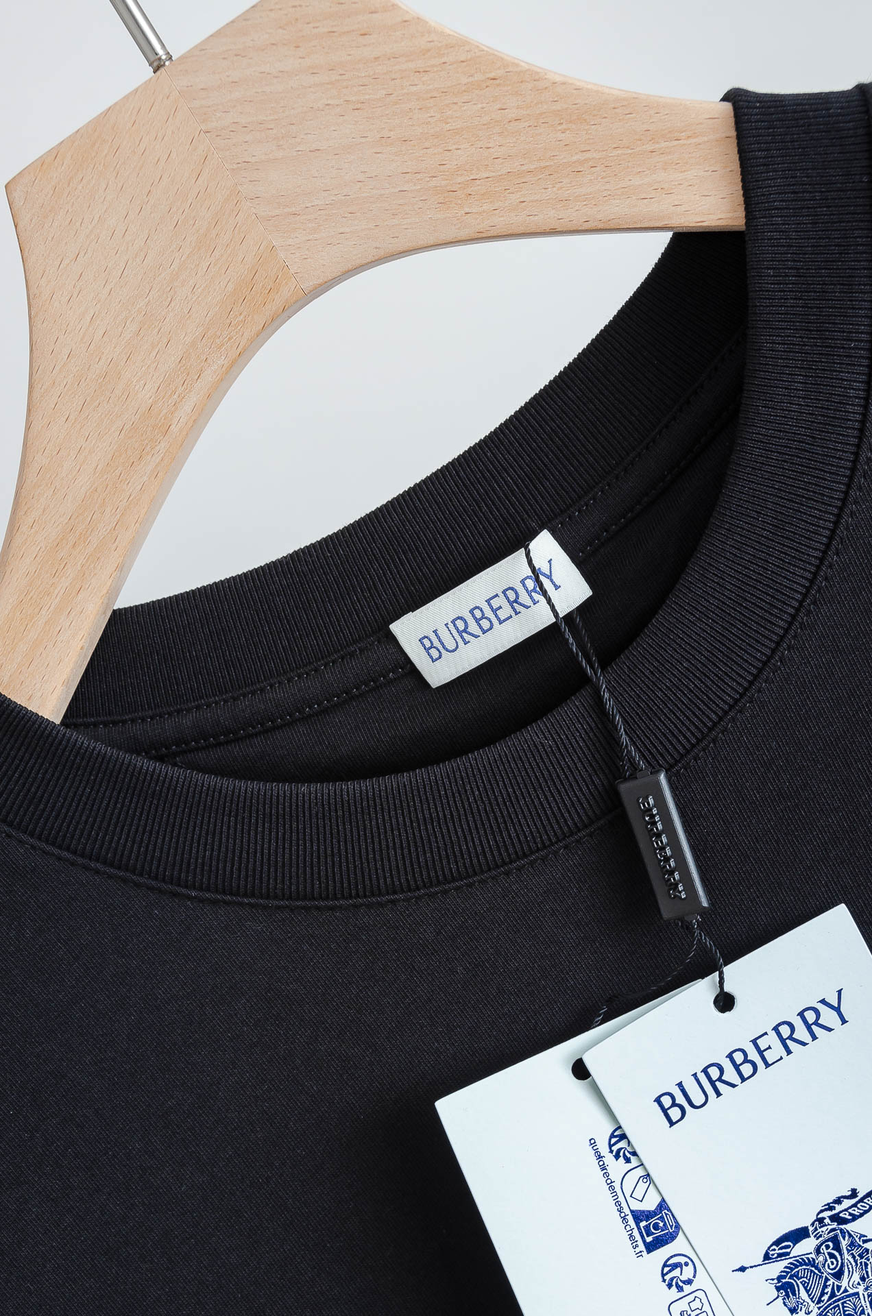 ☀️☀️Burberry巴宝莉 2026SS最新客供进口长绒棉男士圆领短袖T恤衫#定织定染100%长绒棉