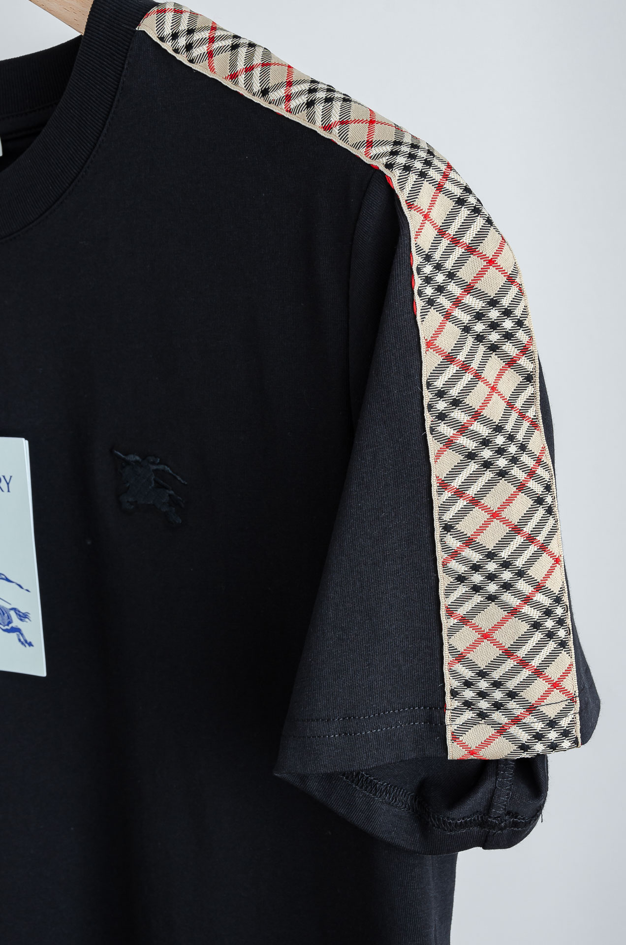 🧨 ☀️☀️BURBERRY巴宝莉2026SS最新客供进口长绒棉立体剪裁男士圆领短袖T恤衫#定织定染10