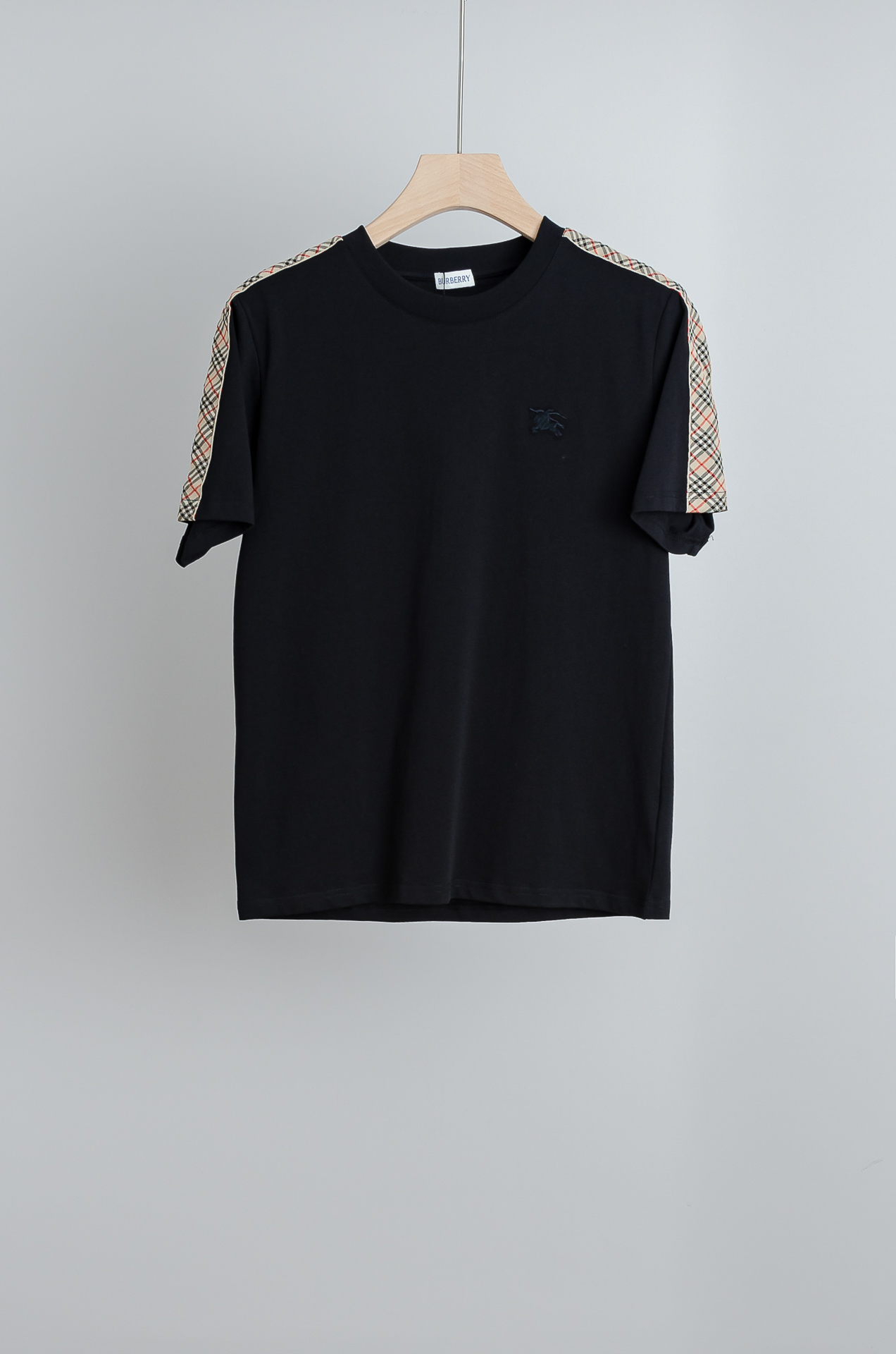 🧨 ☀️☀️BURBERRY巴宝莉2026SS最新客供进口长绒棉立体剪裁男士圆领短袖T恤衫#定织定染10