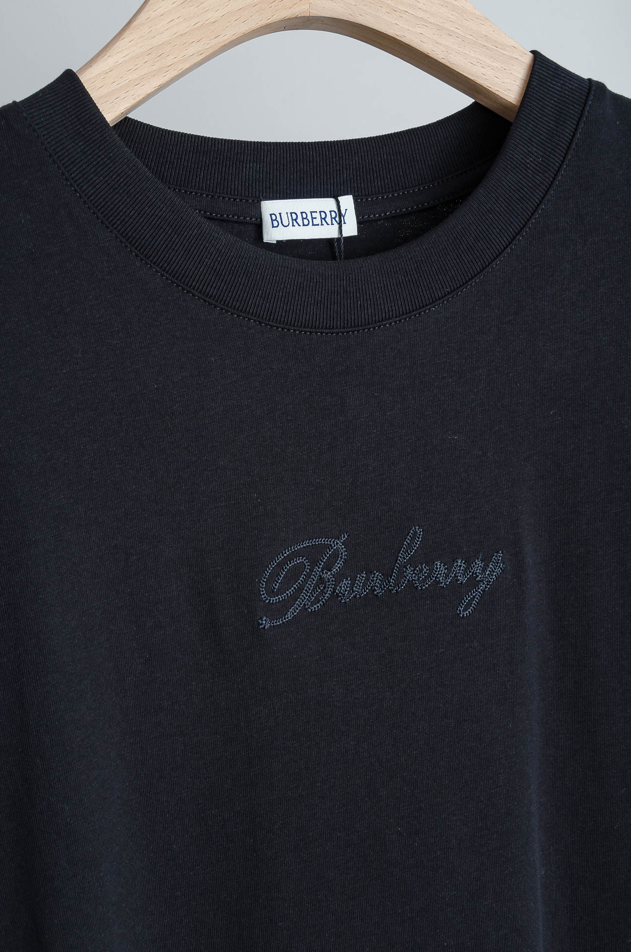 🧨 ☀️☀️BURBERRY巴宝莉2026SS最新客供进口长绒棉立体剪裁男士圆领短袖T恤衫#定织定染10