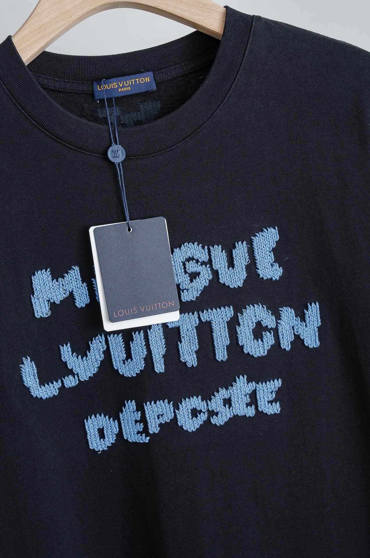 ☀️☀️LV 2026SS最新客供进口长绒棉男士圆领短袖T恤衫#定织定染100%长绒棉，最大程度的给你带