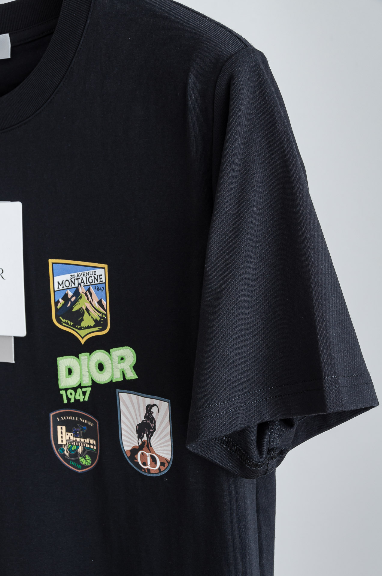 ☀️☀️Dior迪奥 2026SS最新客供进口长绒棉男士圆领短袖T恤衫#定织定染100%长绒棉，最大程度