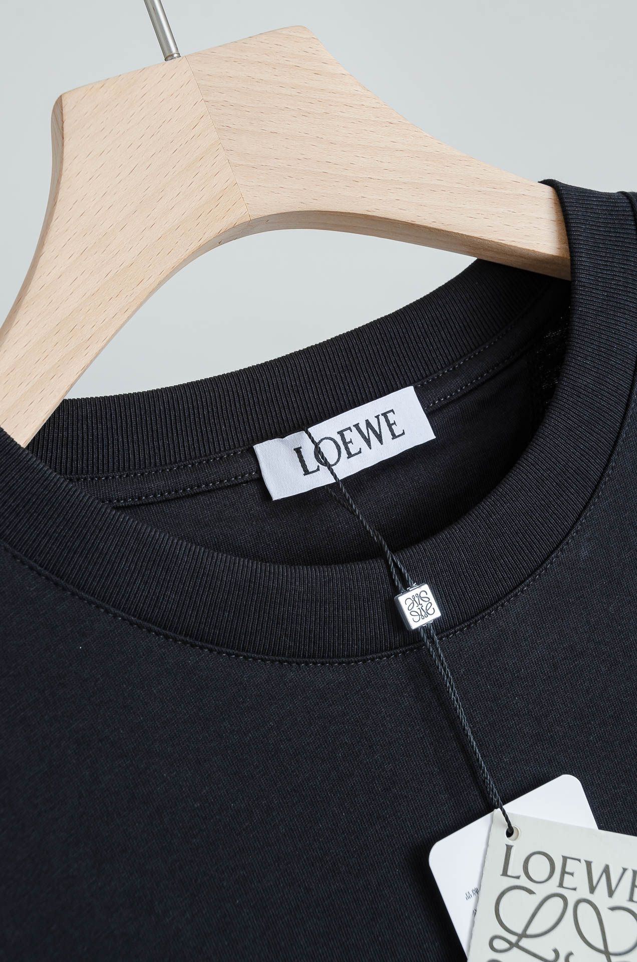🧨 ☀️☀️LOEWE罗意威2026SS最新客供进口长绒棉立体剪裁男士圆领短袖T恤衫#定织定染100%长