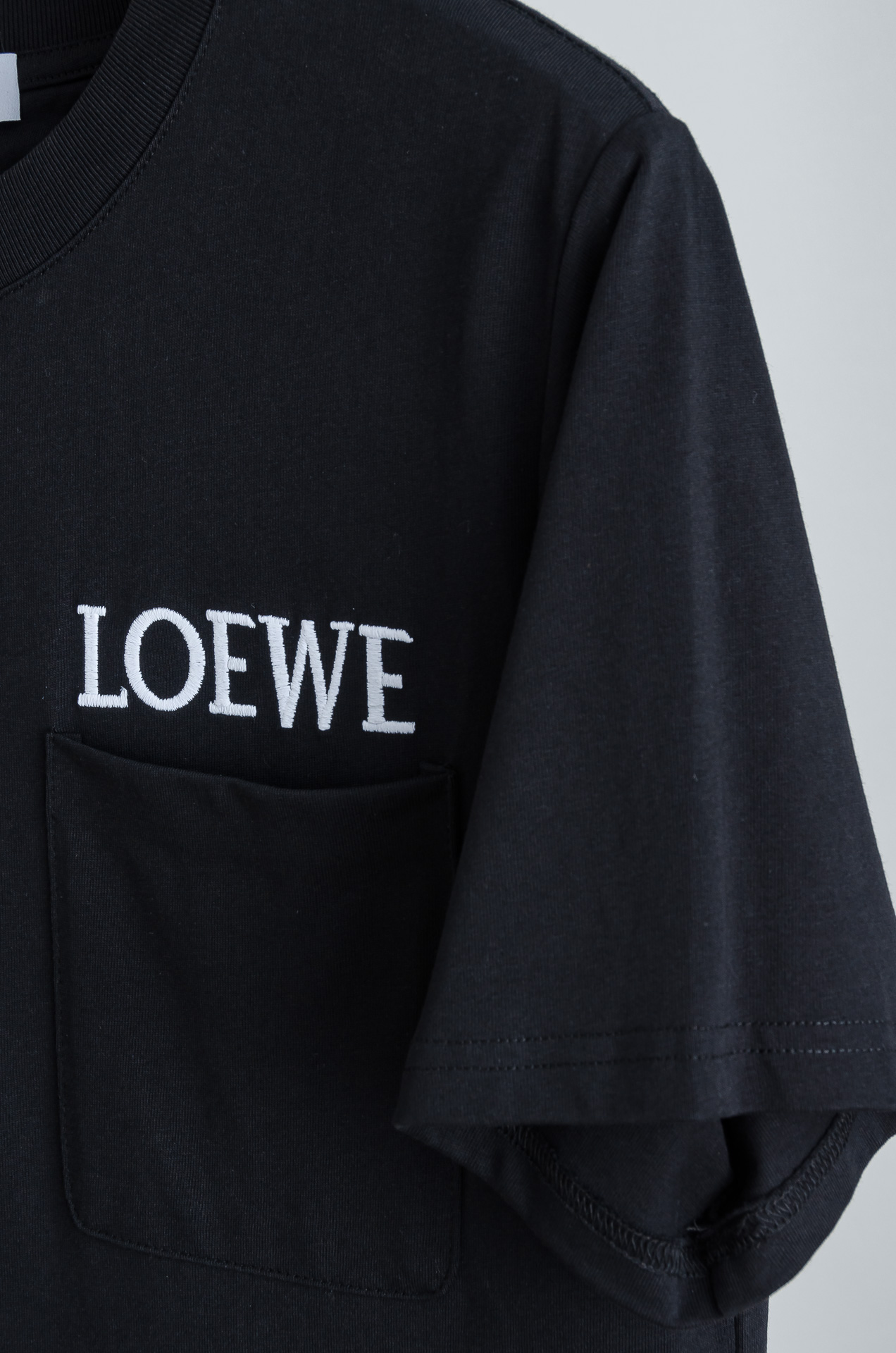 🧨 ☀️☀️LOEWE罗意威2026SS最新客供进口长绒棉立体剪裁男士圆领短袖T恤衫#定织定染100%长