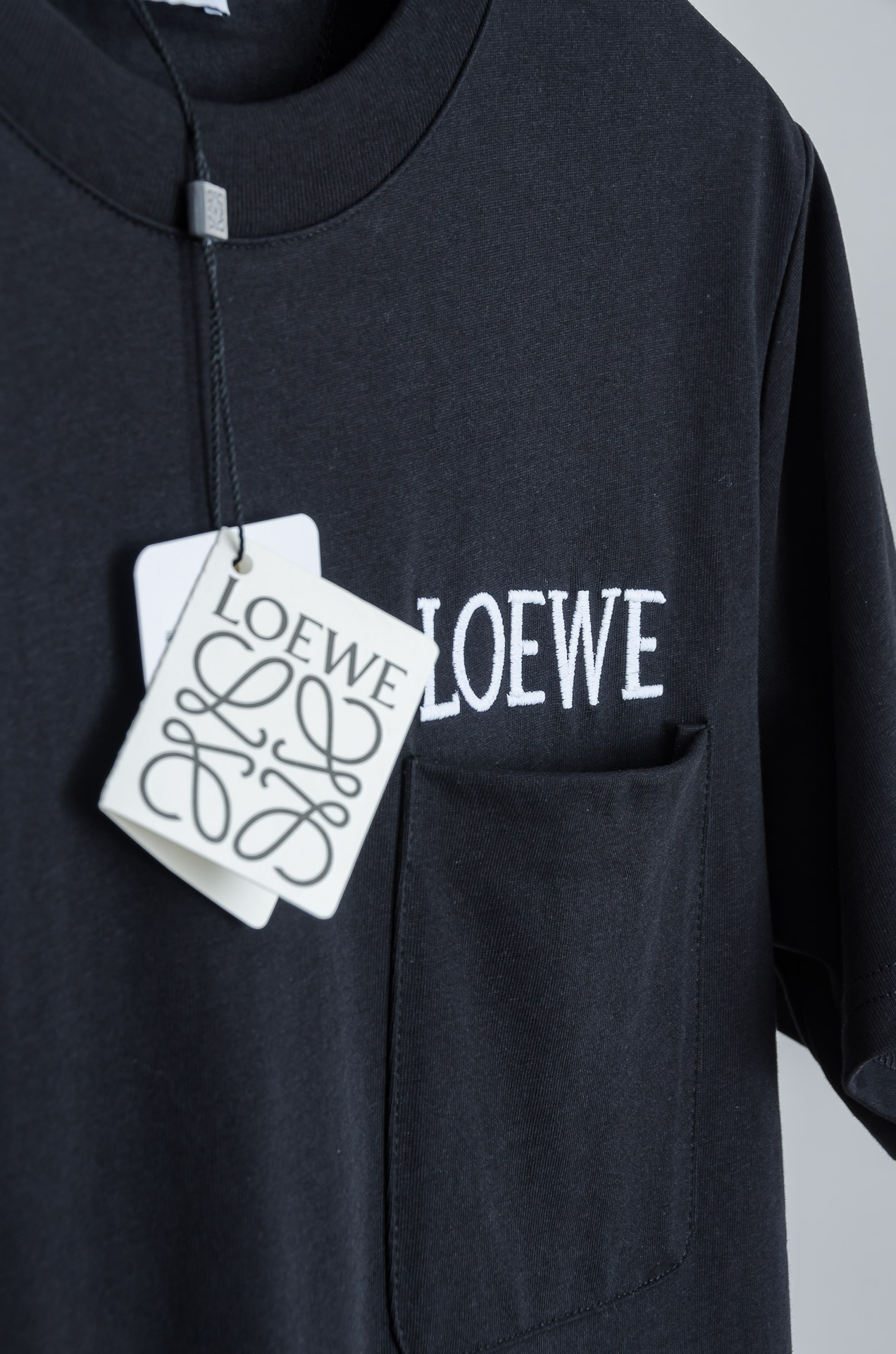 🧨 ☀️☀️LOEWE罗意威2026SS最新客供进口长绒棉立体剪裁男士圆领短袖T恤衫#定织定染100%长