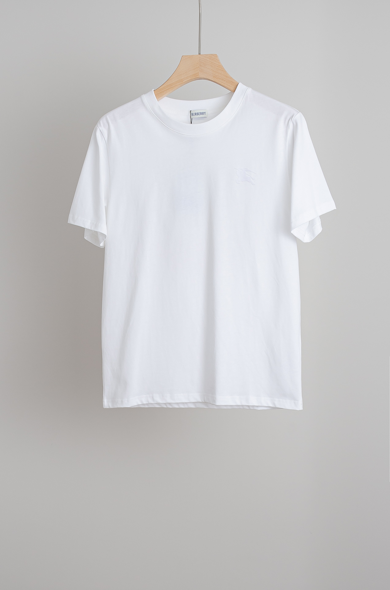 🧨 ☀️☀️BURBERRY巴宝莉2026SS最新客供进口长绒棉立体剪裁男士圆领短袖T恤衫#定织定染10