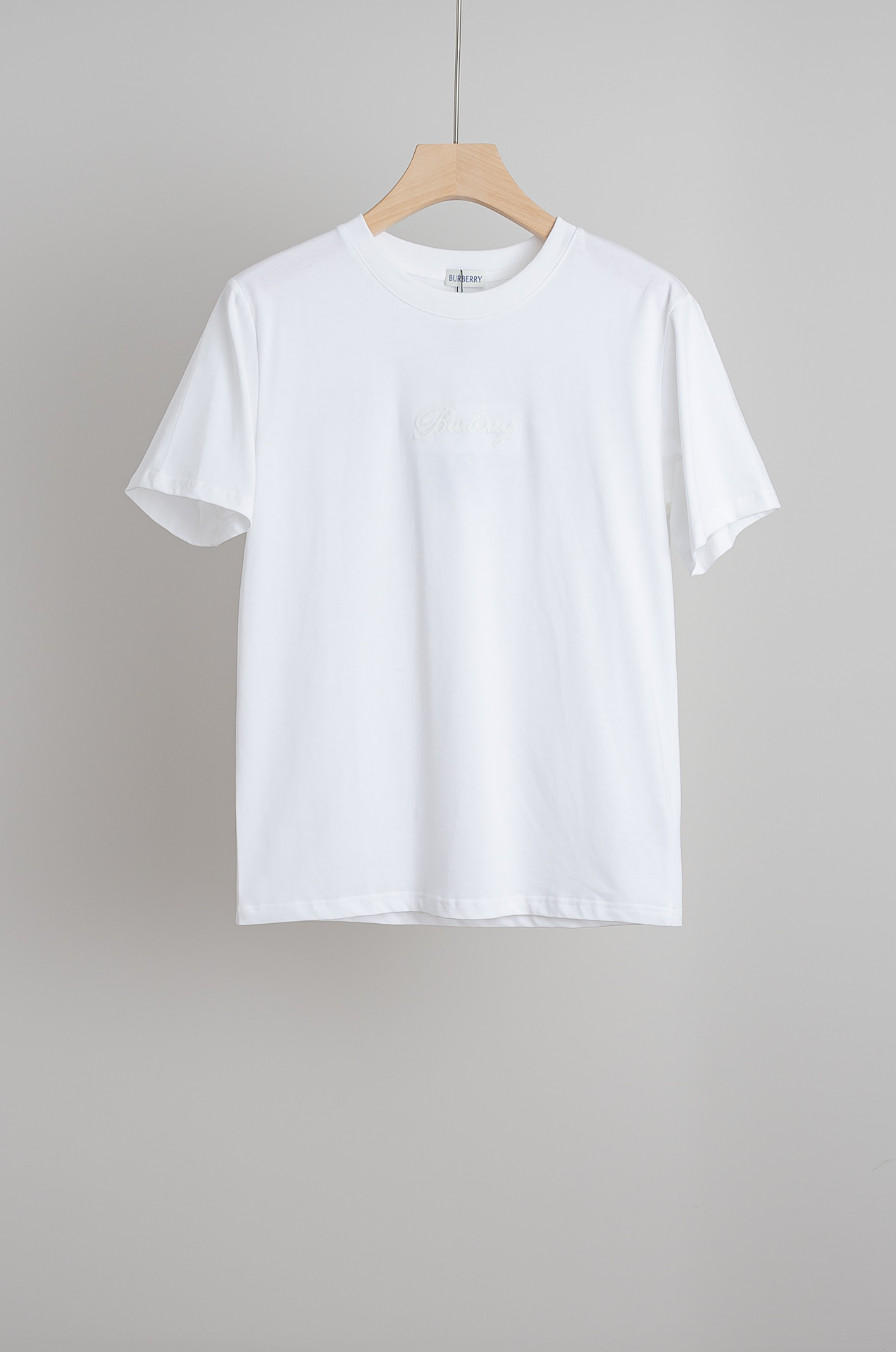 🧨 ☀️☀️BURBERRY巴宝莉2026SS最新客供进口长绒棉立体剪裁男士圆领短袖T恤衫#定织定染10