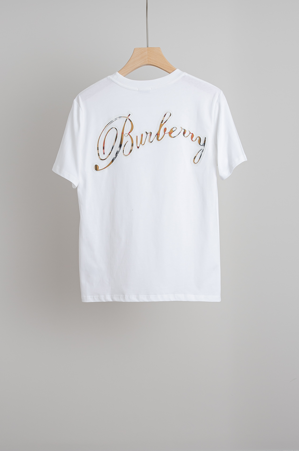 🧨 ☀️☀️BURBERRY巴宝莉2026SS最新客供进口长绒棉立体剪裁男士圆领短袖T恤衫#定织定染10