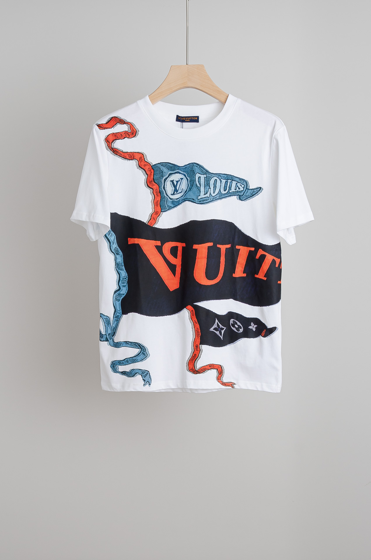 ☀️☀️LV 2026SS最新客供进口长绒棉男士圆领短袖T恤衫#定织定染100%长绒棉，最大程度的给你带