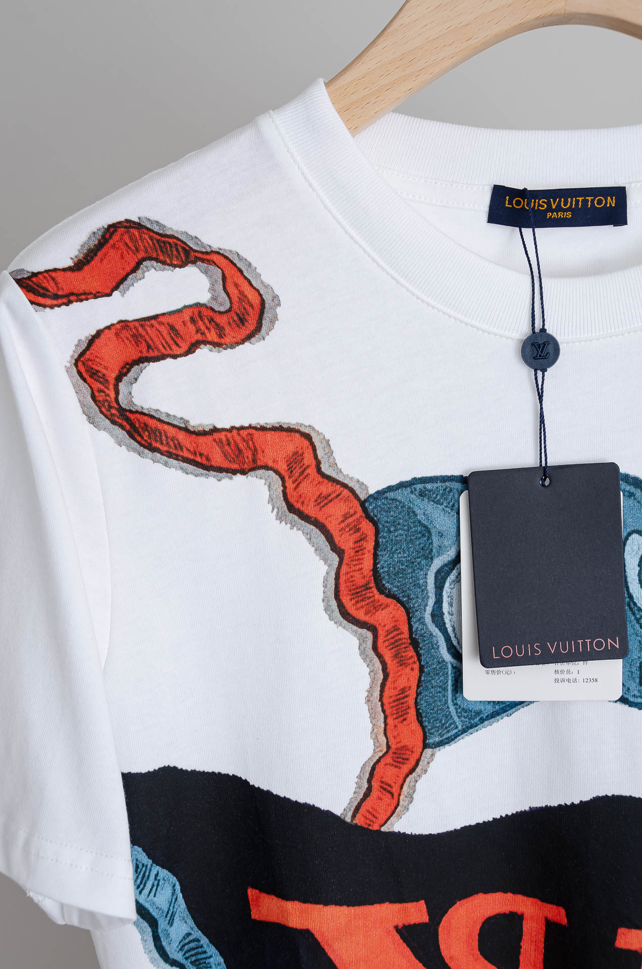 ☀️☀️LV 2026SS最新客供进口长绒棉男士圆领短袖T恤衫#定织定染100%长绒棉，最大程度的给你带