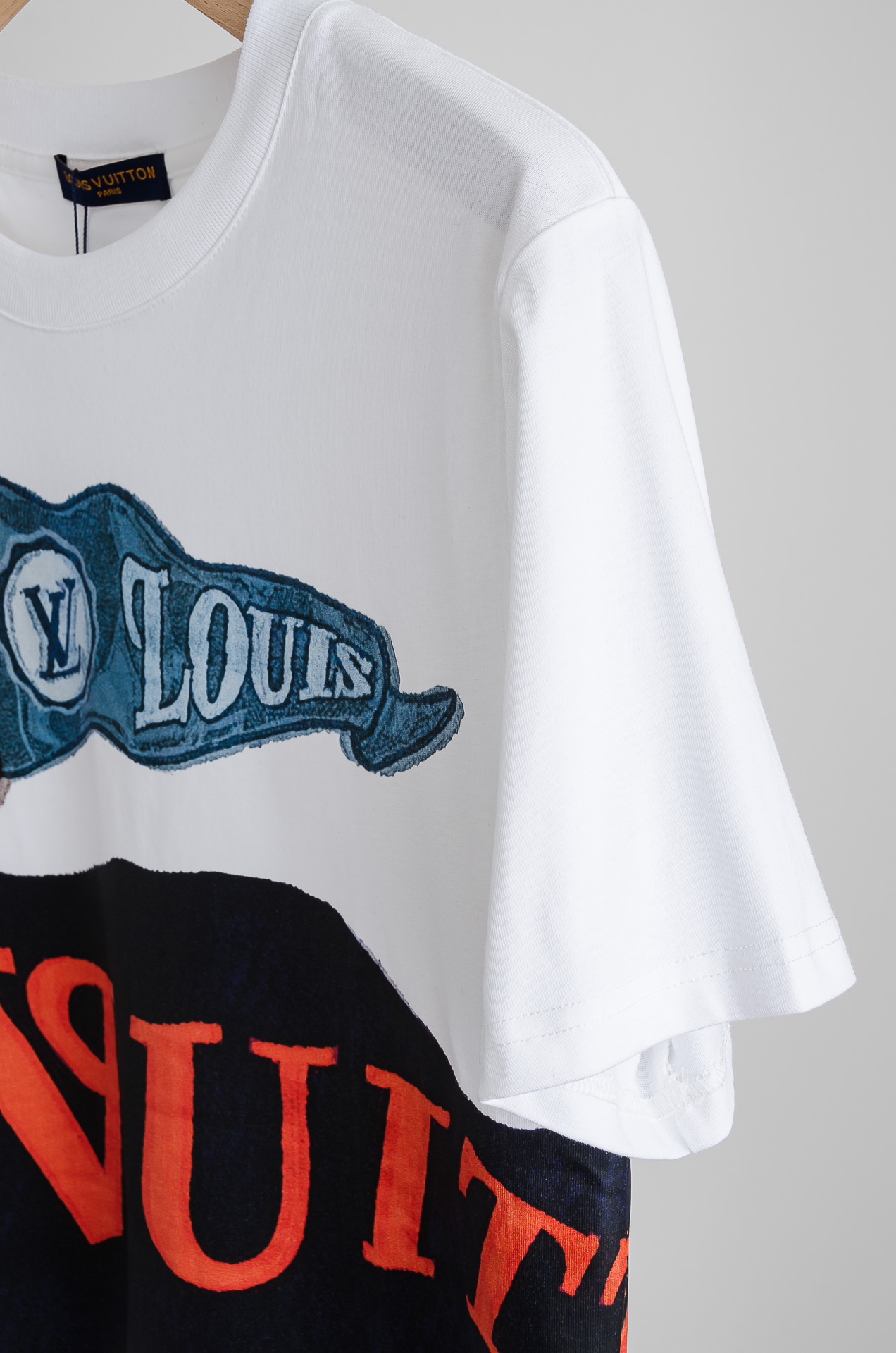 ☀️☀️LV 2026SS最新客供进口长绒棉男士圆领短袖T恤衫#定织定染100%长绒棉，最大程度的给你带