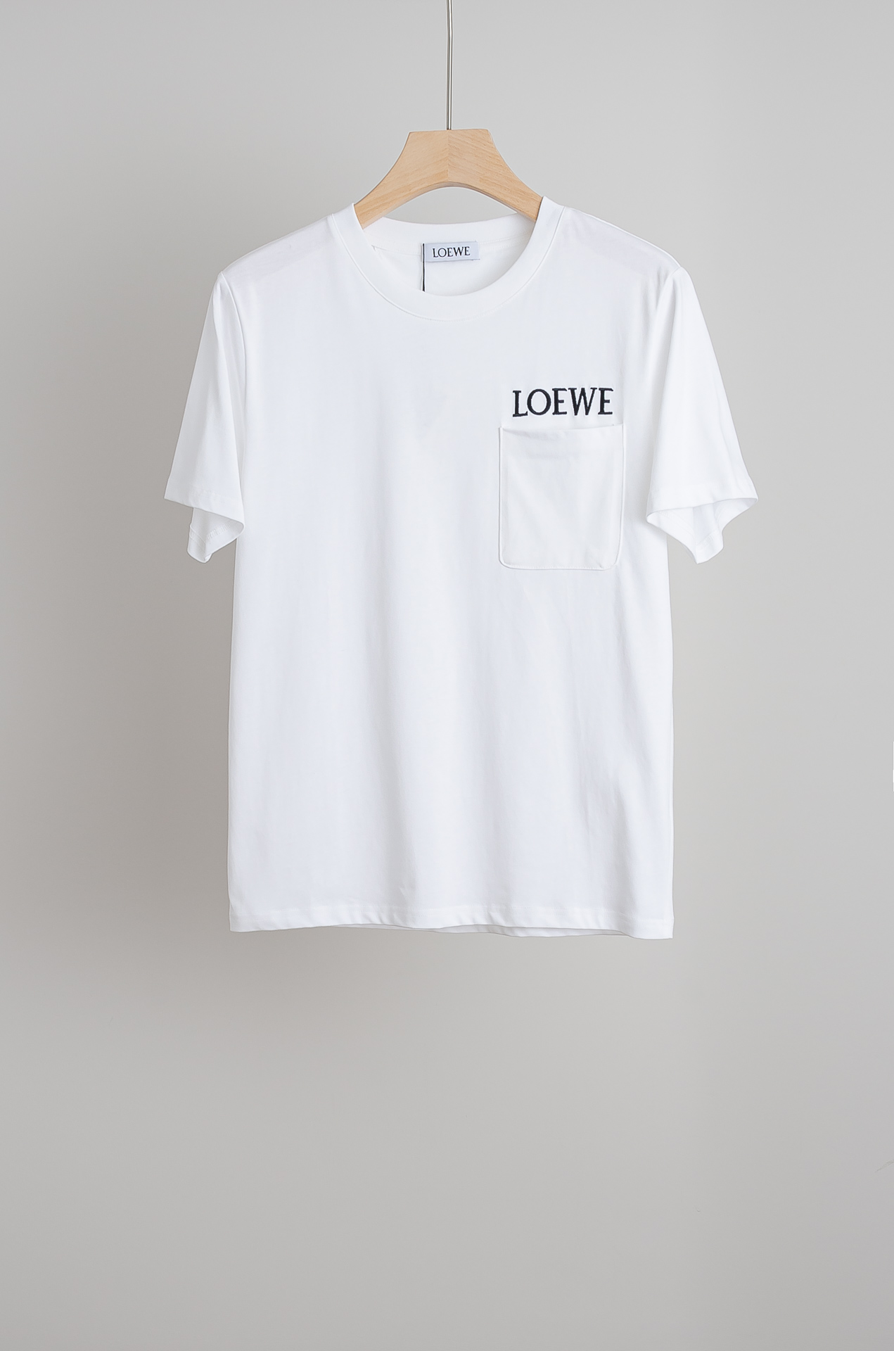 🧨 ☀️☀️LOEWE罗意威2026SS最新客供进口长绒棉立体剪裁男士圆领短袖T恤衫#定织定染100%长