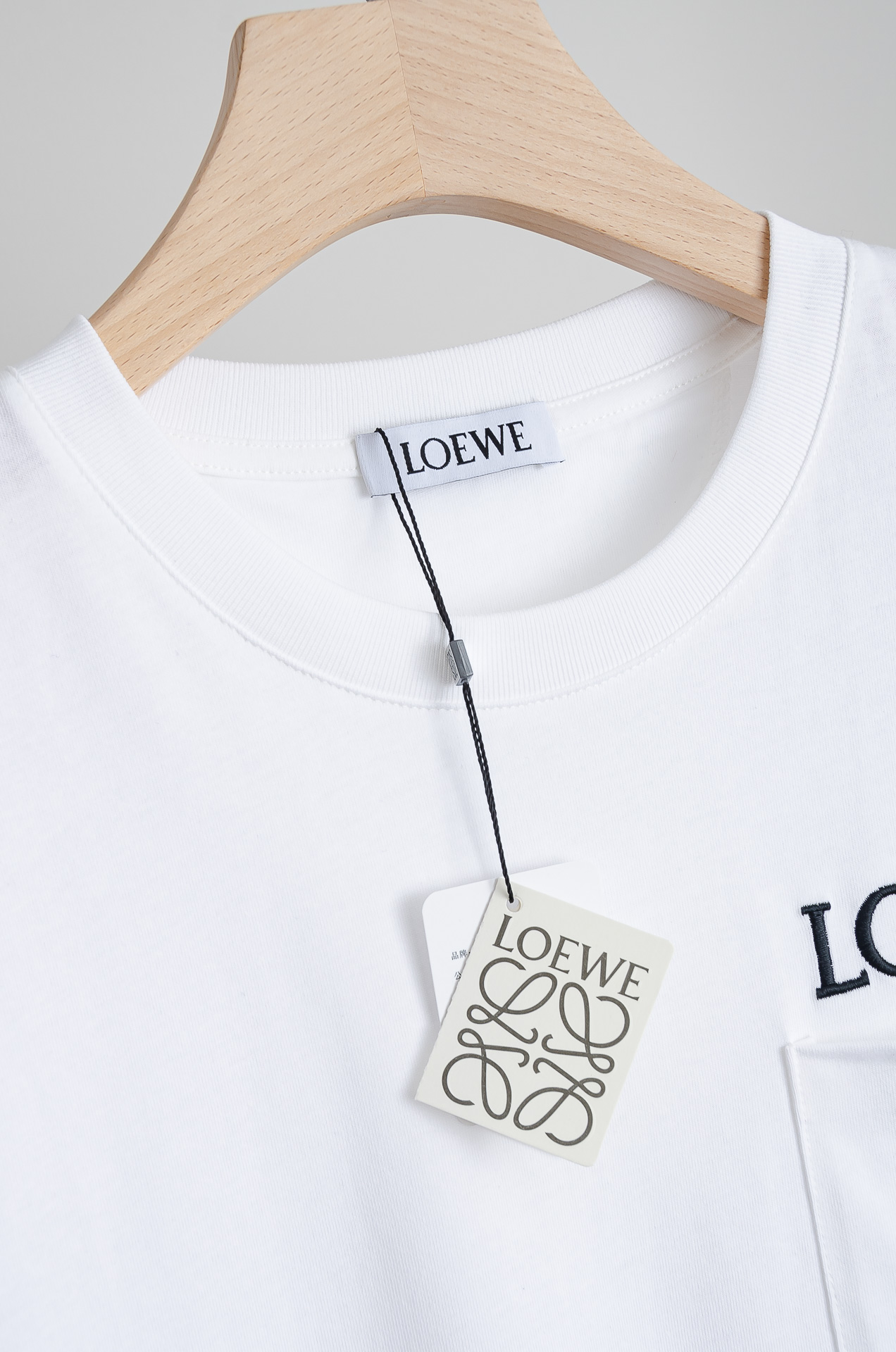 🧨 ☀️☀️LOEWE罗意威2026SS最新客供进口长绒棉立体剪裁男士圆领短袖T恤衫#定织定染100%长