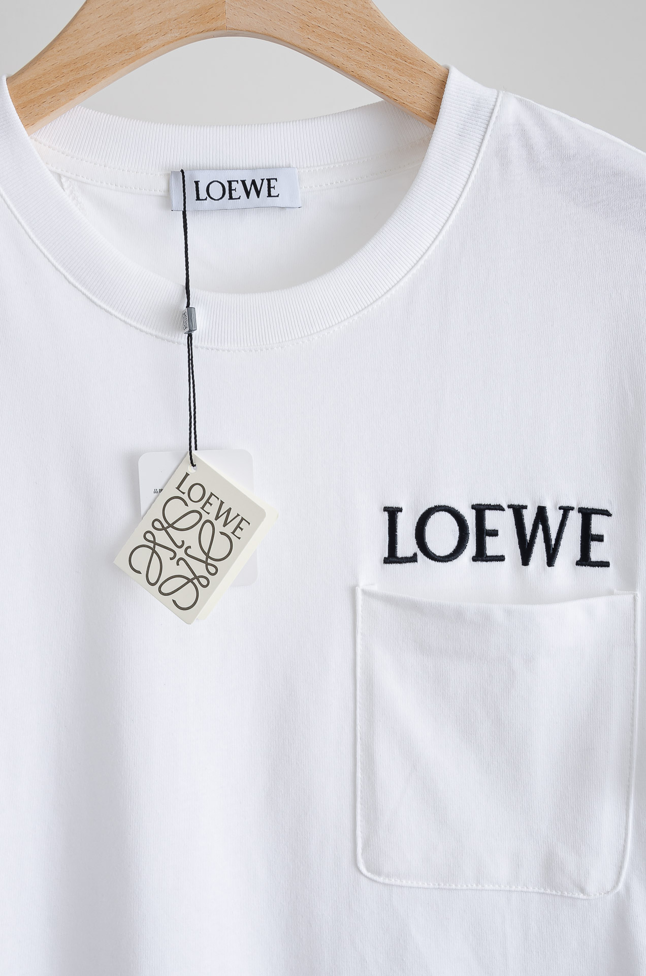 🧨 ☀️☀️LOEWE罗意威2026SS最新客供进口长绒棉立体剪裁男士圆领短袖T恤衫#定织定染100%长