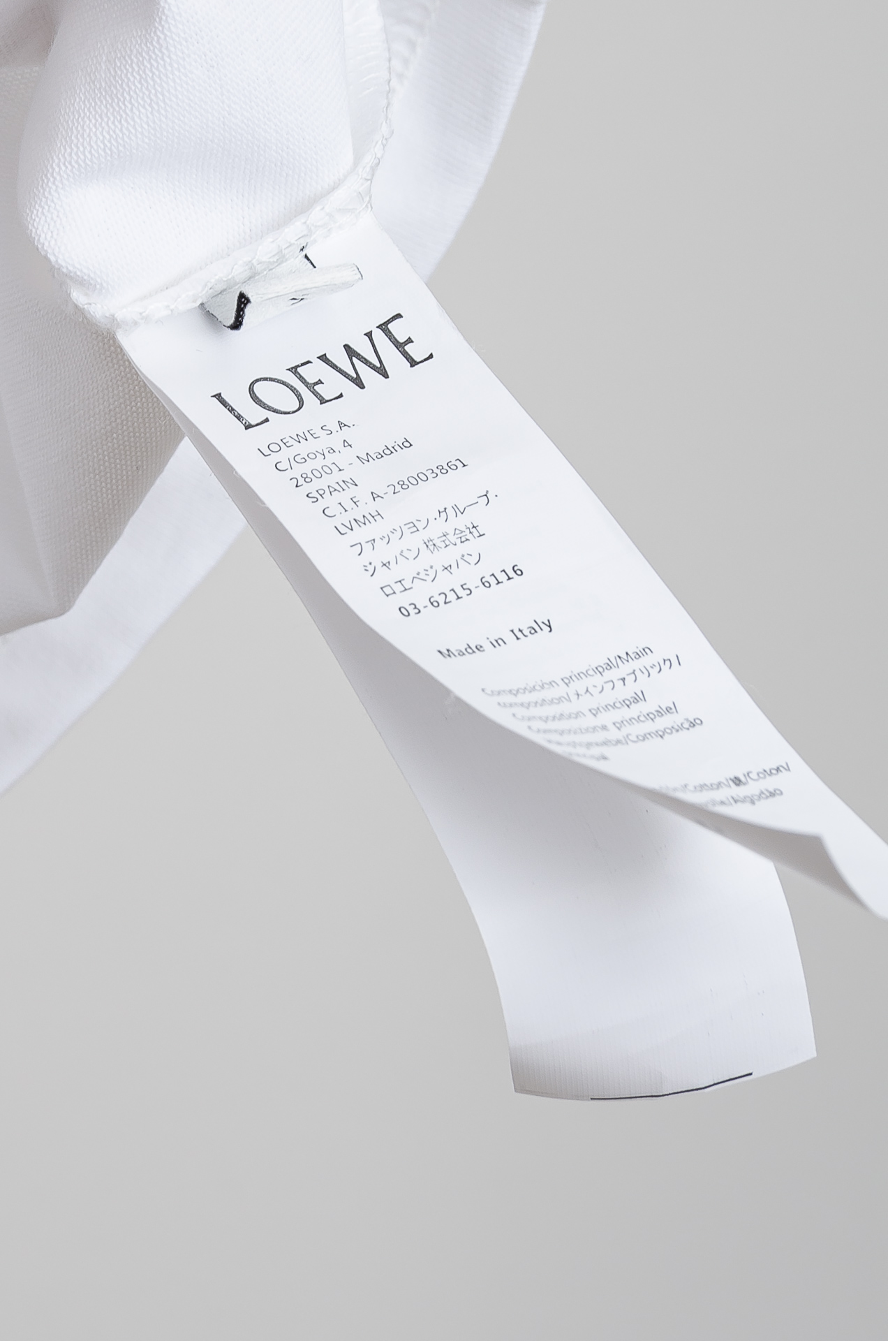 🧨 ☀️☀️LOEWE罗意威2026SS最新客供进口长绒棉立体剪裁男士圆领短袖T恤衫#定织定染100%长