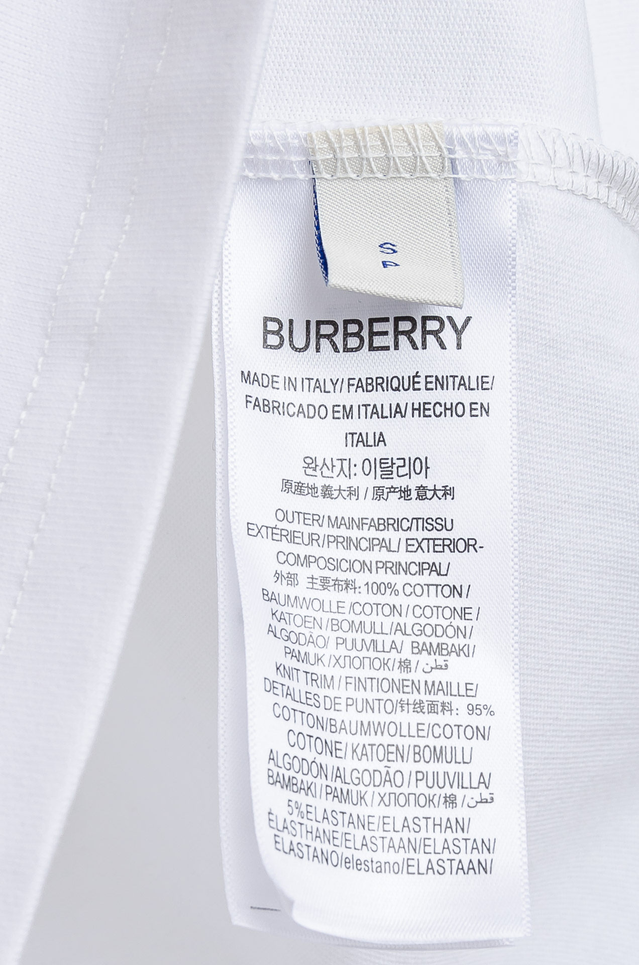 ☀️☀️Burberry巴宝莉 2026SS最新客供进口长绒棉男士圆领短袖T恤衫#定织定染100%长绒棉