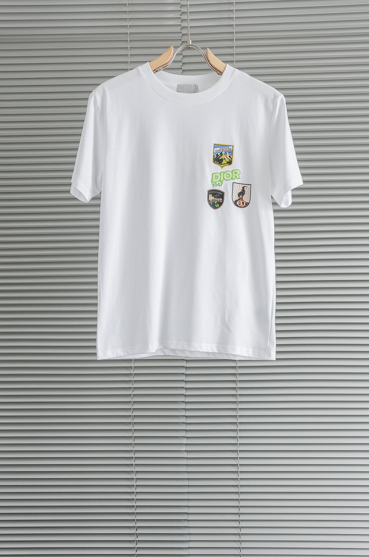 Dior迪奥 2026SS最新客供进口长绒棉男士圆领短袖T恤衫#定织定染100%长绒棉，最大程度的给你带