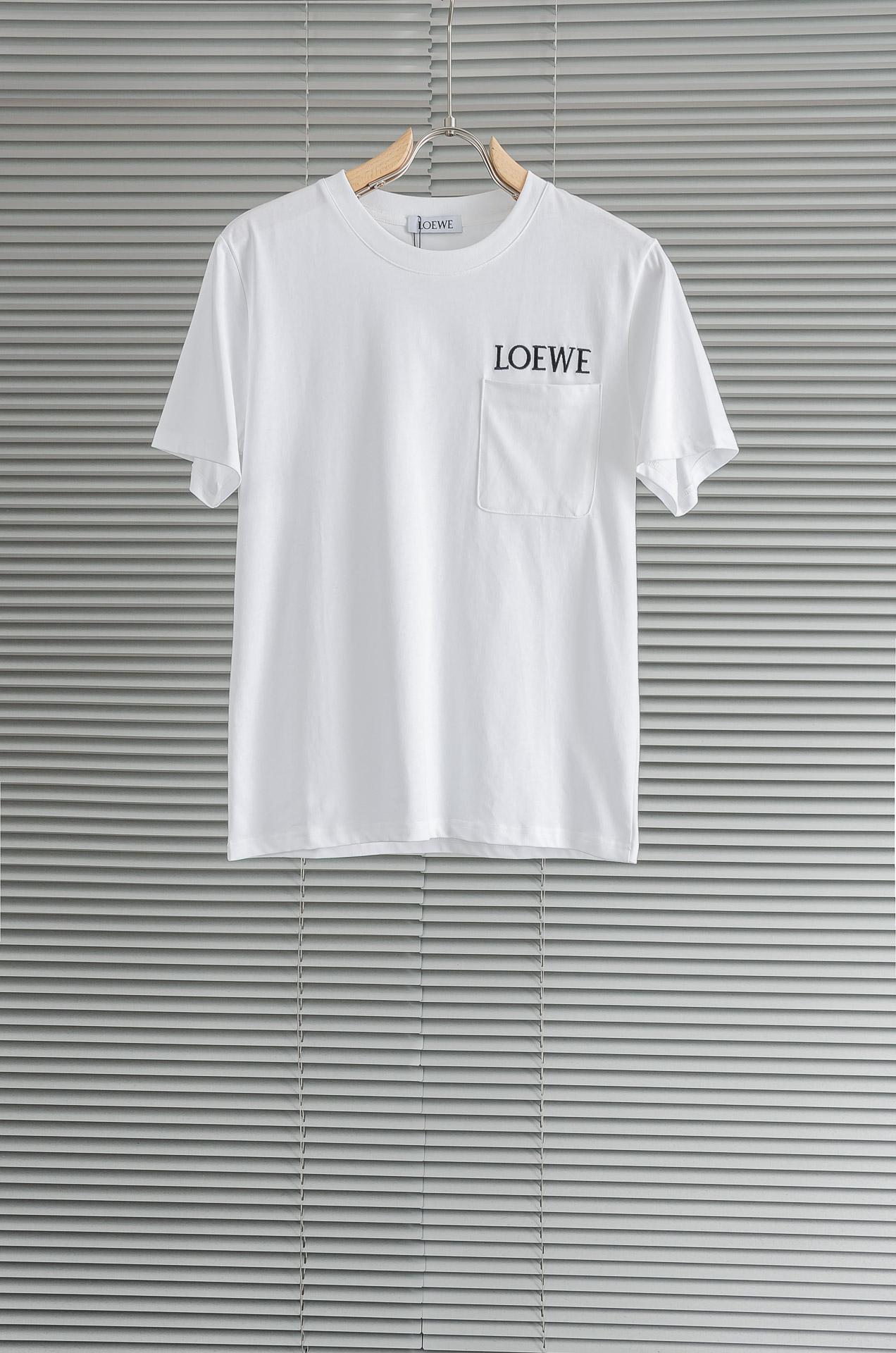 LOEWE罗意威2026SS最新客供进口长绒棉男士圆领短袖T恤衫#定织定染100%长绒棉，最大程度的给你