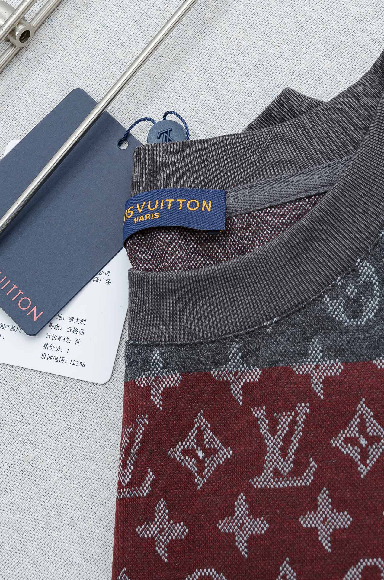 🌾 LOUIS VUITTON SS26 圆领短袖印花图案T恤 #本款短袖圆领衫以全幅 Monogram