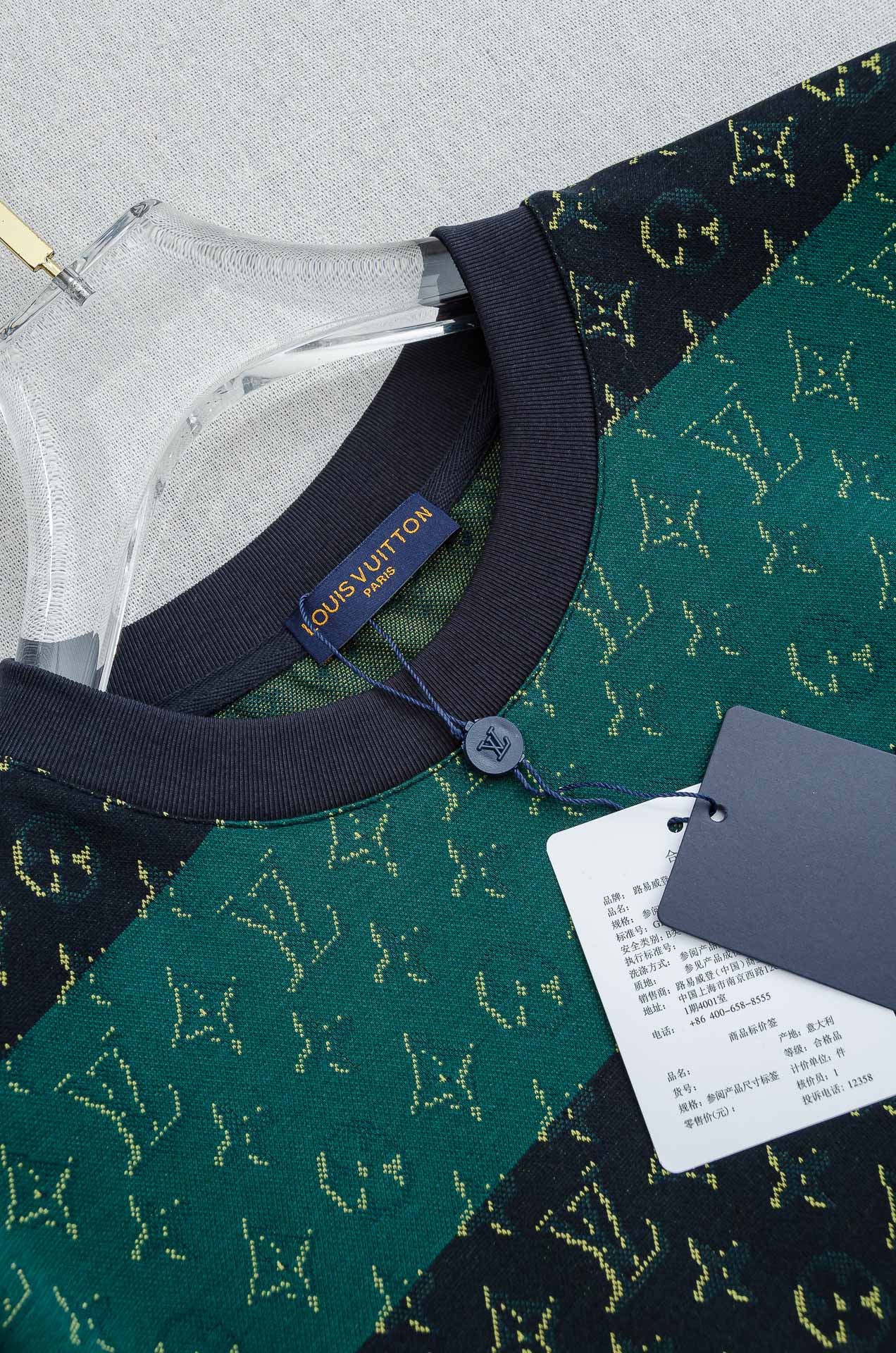 🌾 LOUIS VUITTON SS26 圆领短袖印花图案T恤 #本款短袖圆领衫以全幅 Monogram