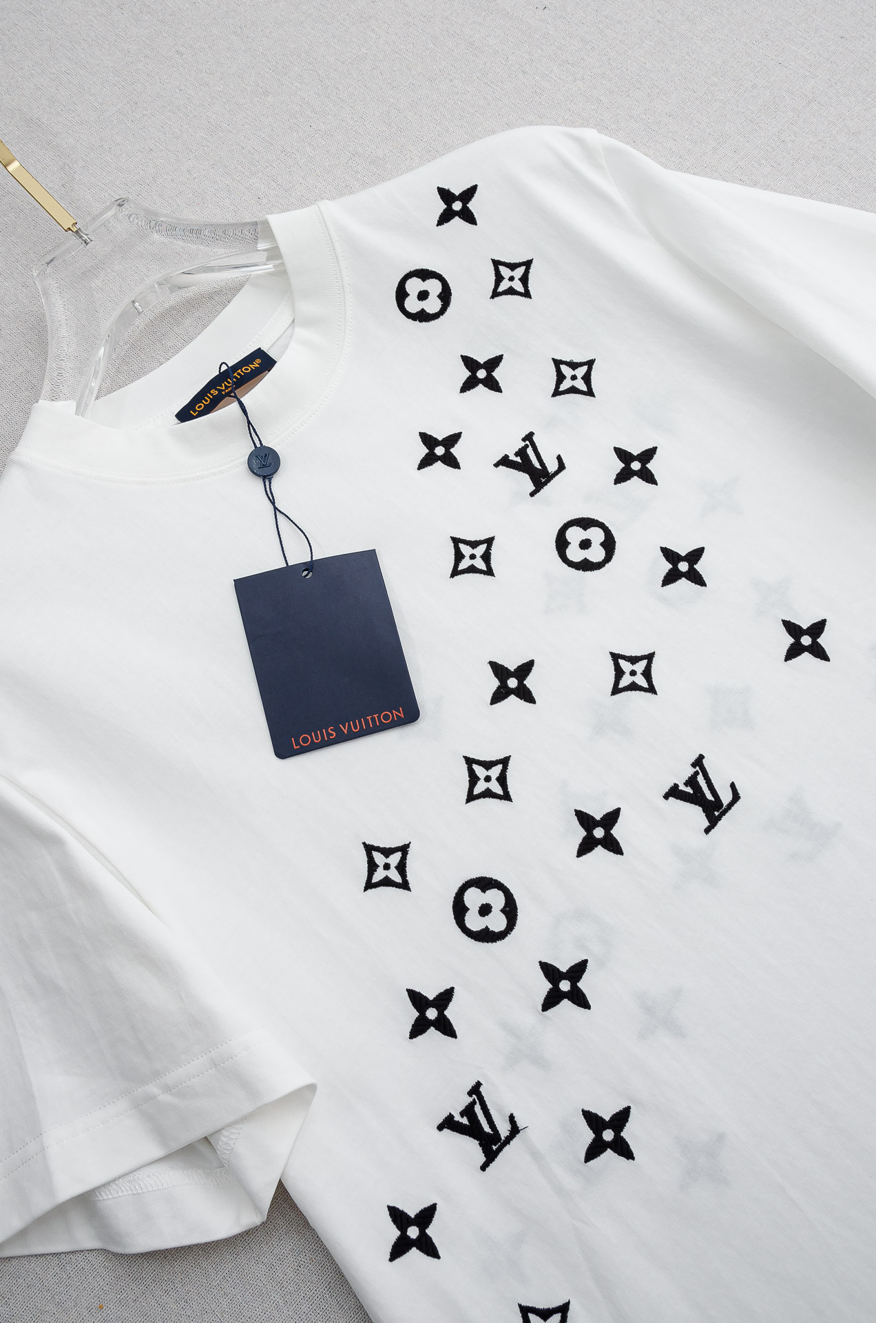 LV 2026SS时尚潮人必备男士休闲圆领短袖T恤衫#设计理念潮流前卫与尚可持续，选用客供进口100%棉