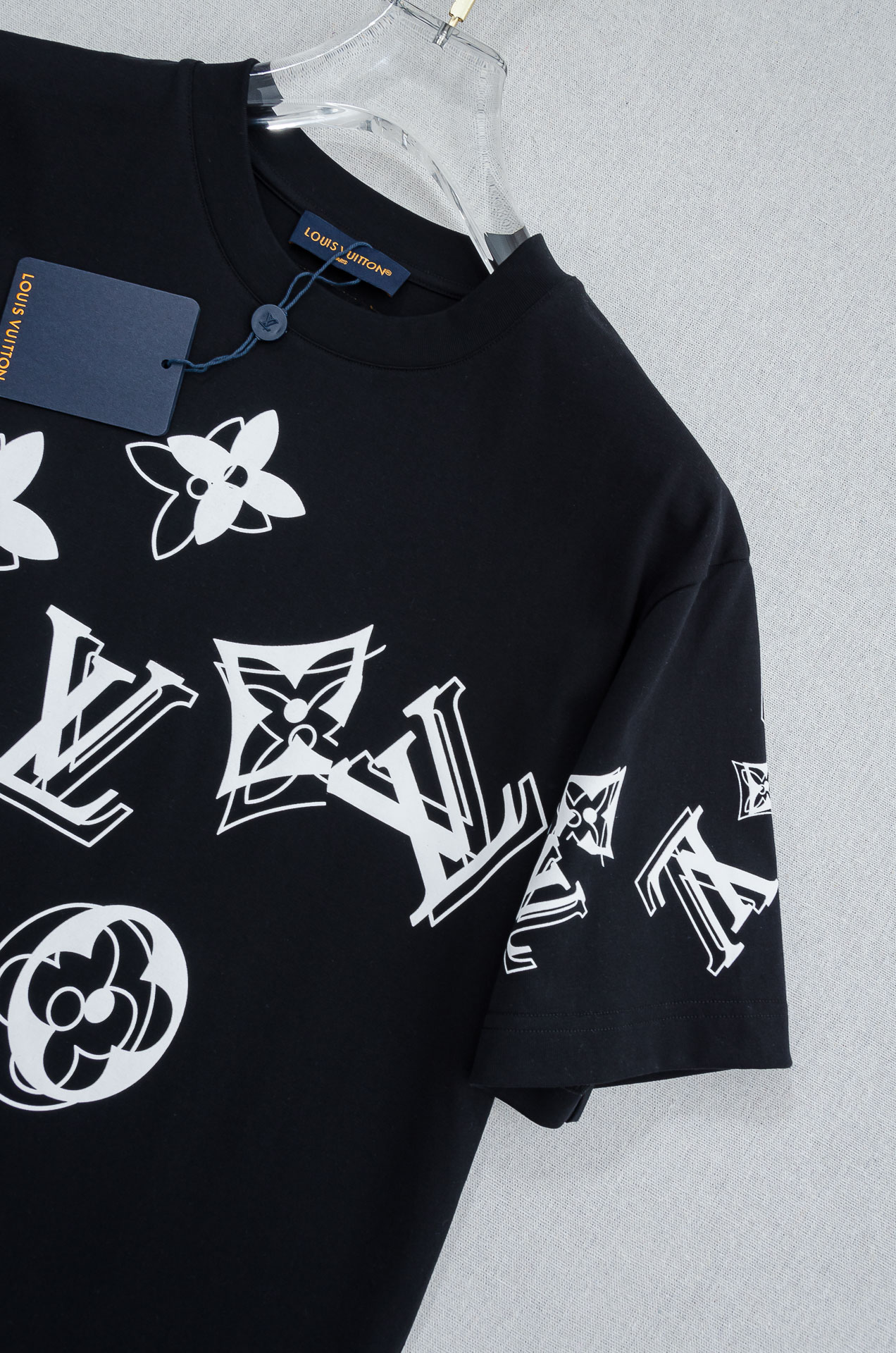 LV 2026SS时尚潮人必备男士休闲圆领短袖T恤衫#设计理念潮流前卫与尚可持续，选用客供进口100%棉