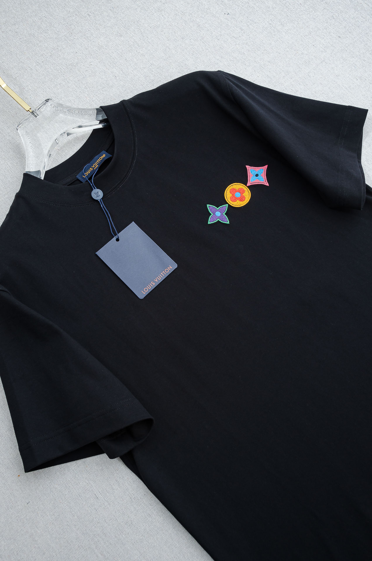 LV 2026SS时尚潮人必备男士休闲圆领短袖T恤衫#设计理念潮流前卫与尚可持续，选用客供进口100%棉