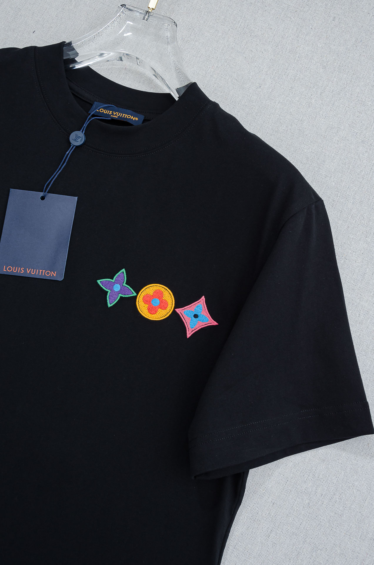 LV 2026SS时尚潮人必备男士休闲圆领短袖T恤衫#设计理念潮流前卫与尚可持续，选用客供进口100%棉