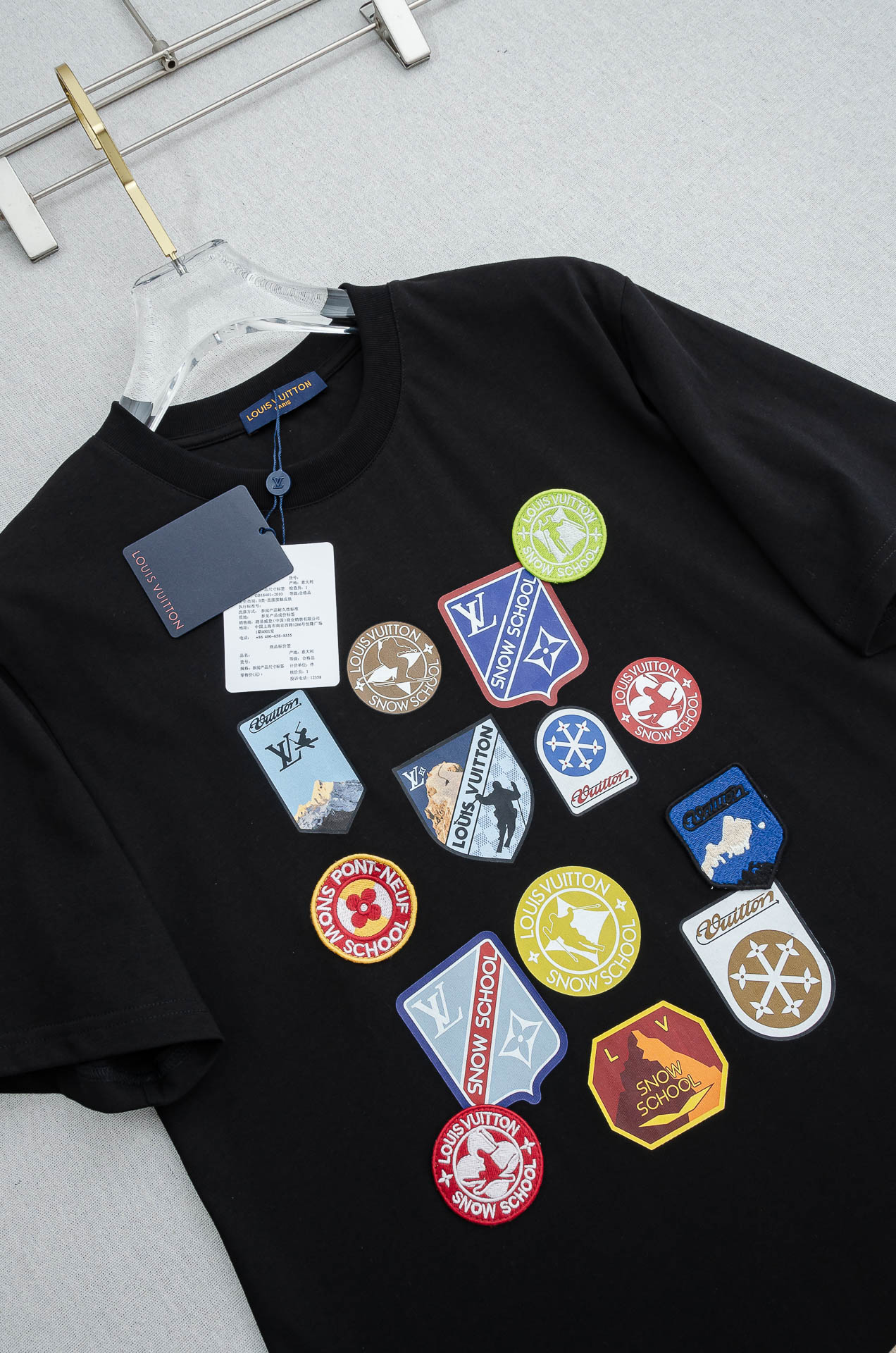 LV 2026SS时尚潮人必备男士休闲圆领短袖T恤衫#设计理念潮流前卫与尚可持续，选用客供进口100%棉