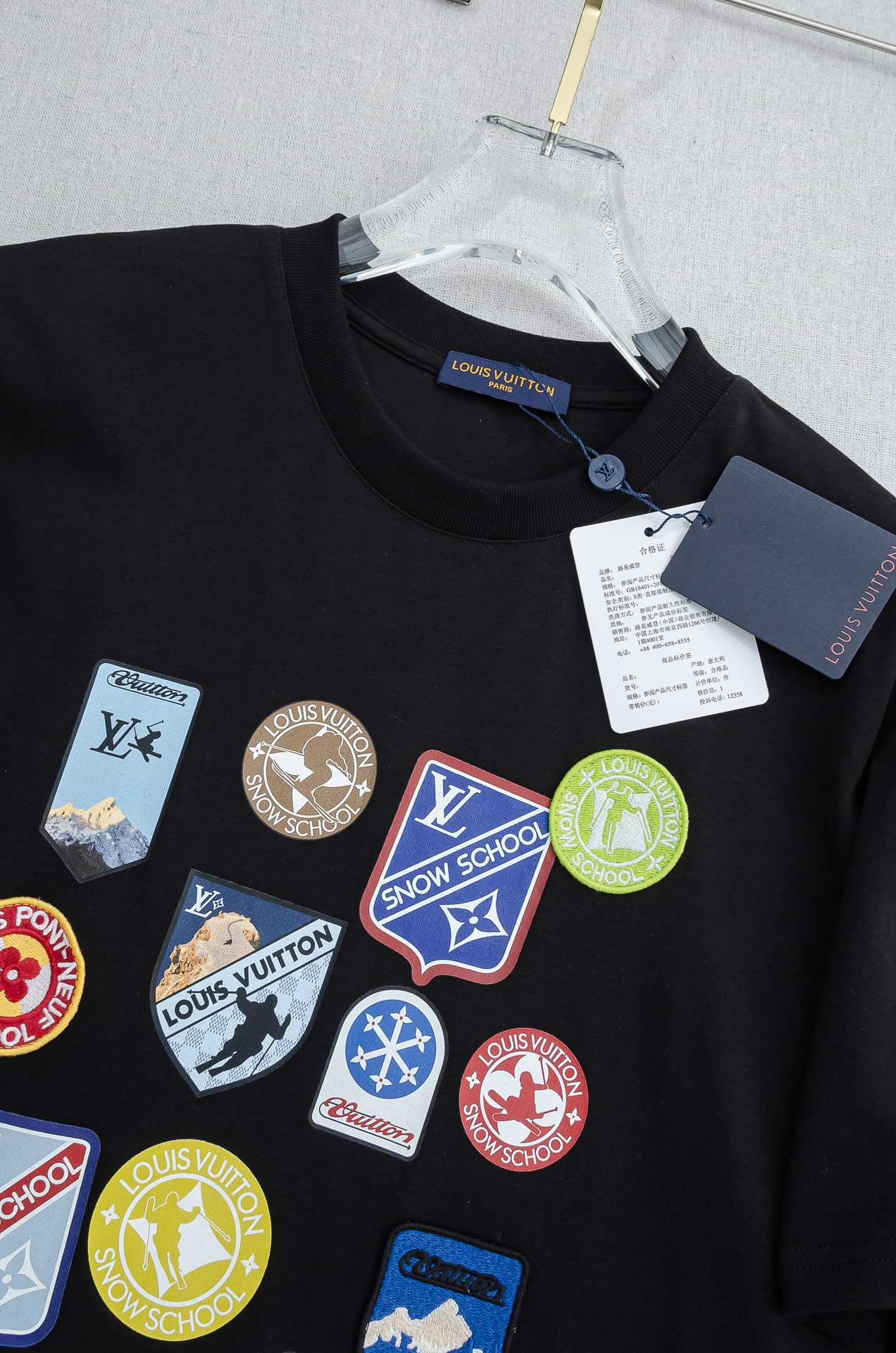 LV 2026SS时尚潮人必备男士休闲圆领短袖T恤衫#设计理念潮流前卫与尚可持续，选用客供进口100%棉