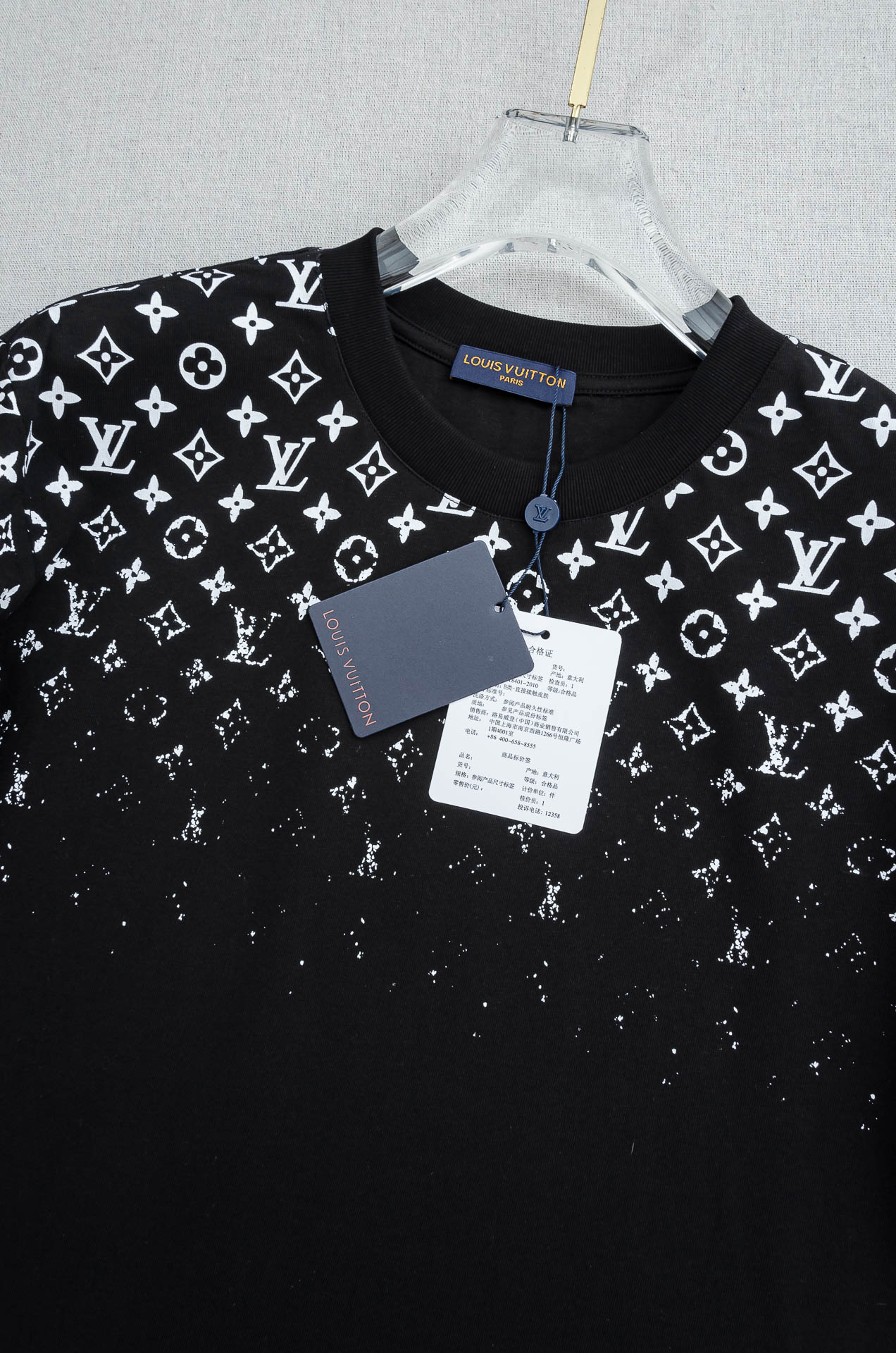 LV 2026SS时尚潮人必备男士休闲圆领短袖T恤衫#设计理念潮流前卫与尚可持续，选用客供进口100%棉